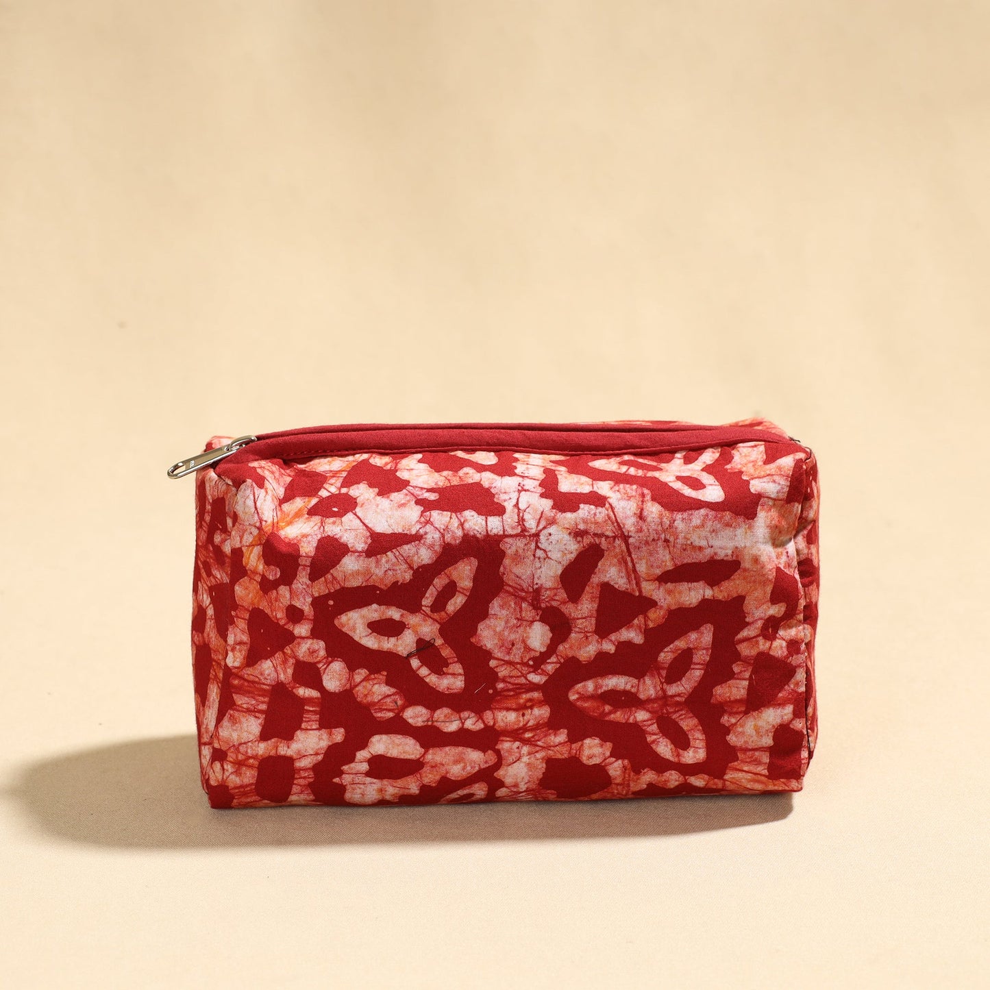 Hand Batik Printed Cotton Toiletry Pouch 02