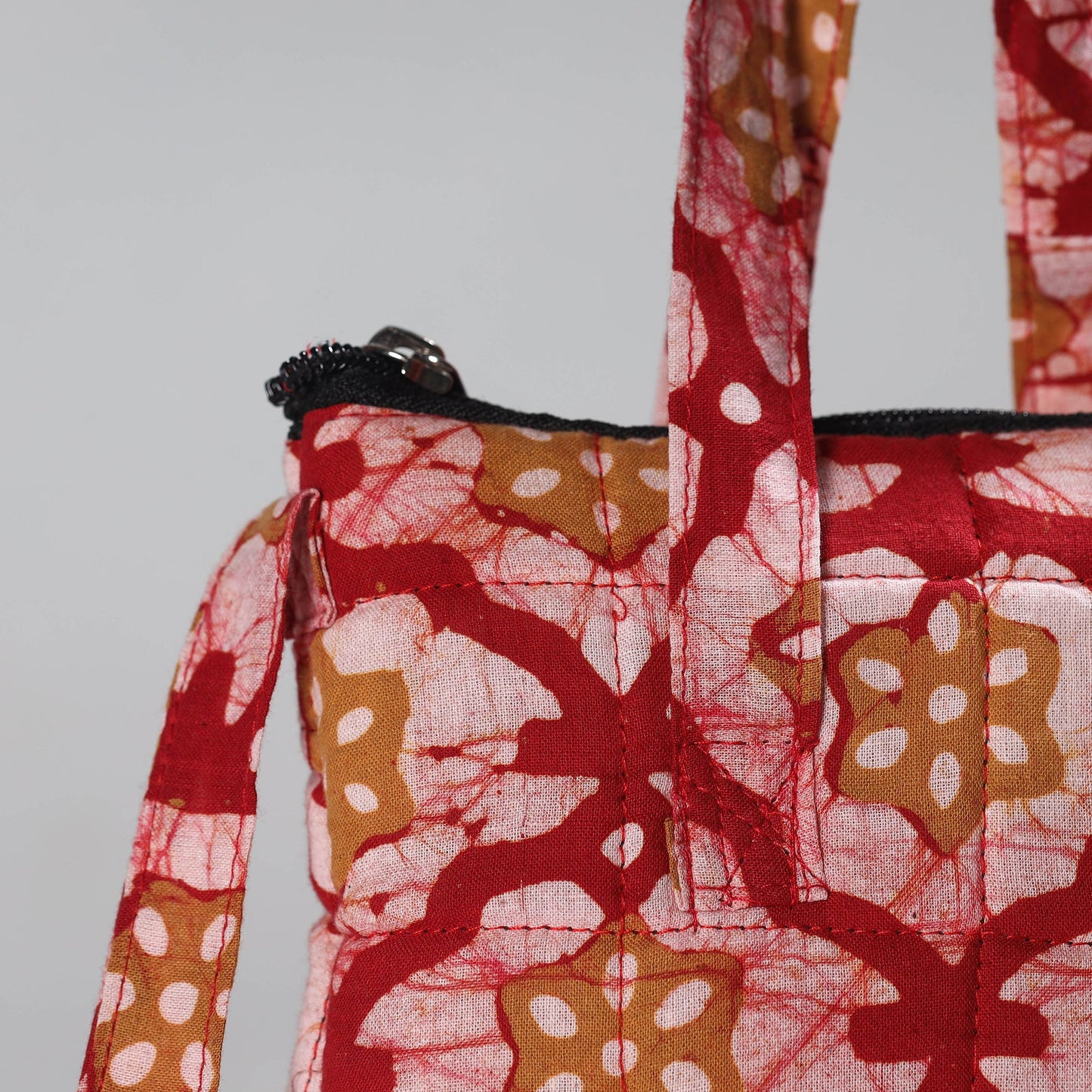 Hand Batik Printed Quilted Cotton Sling Bag 42