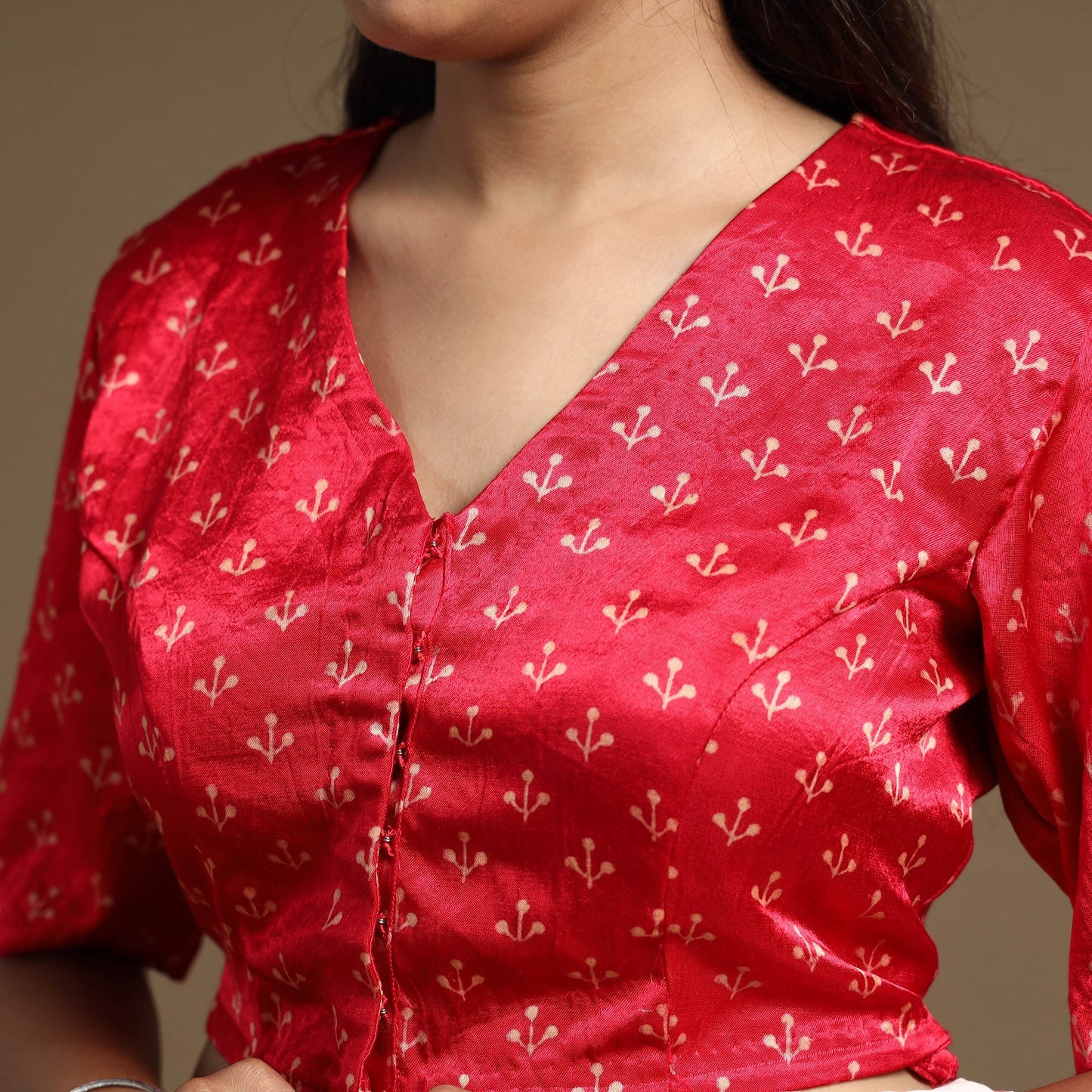 Block Print Stitched Blouse