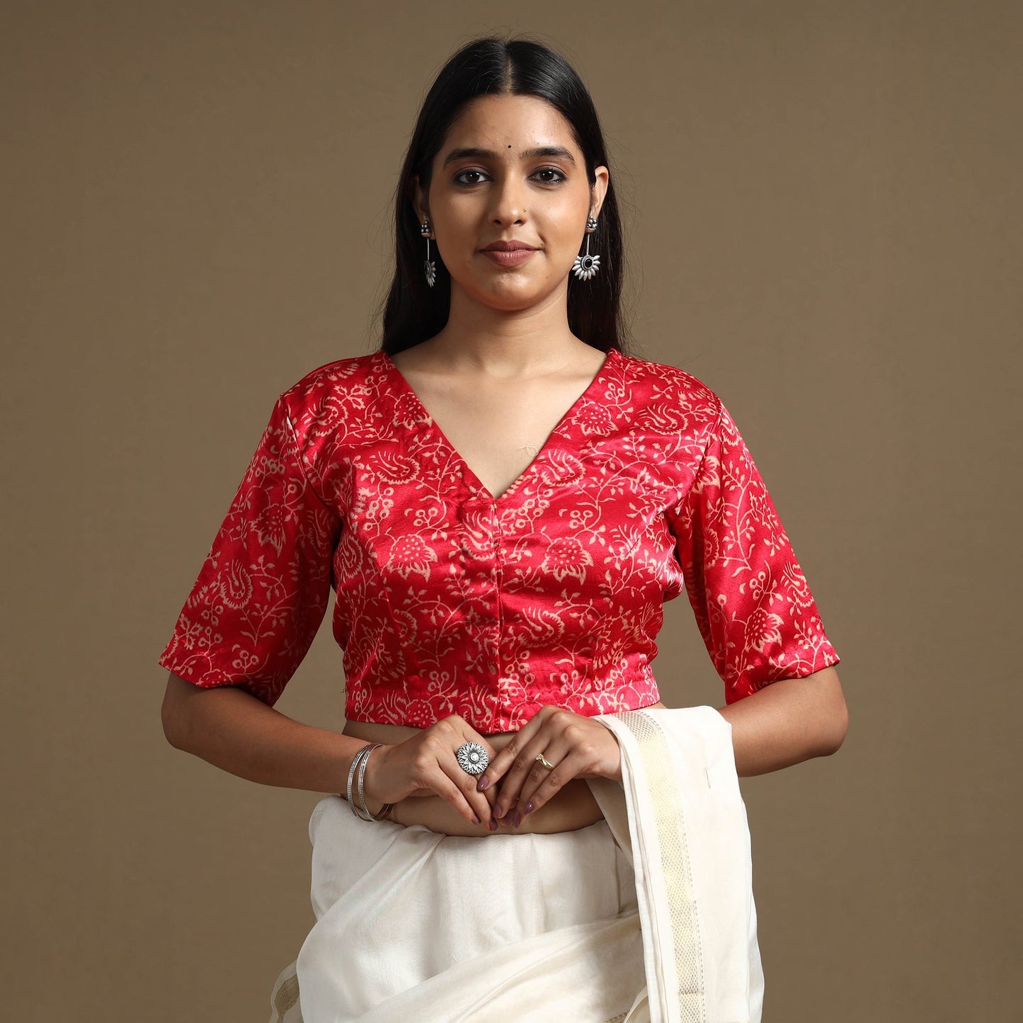 Silk Stitched Blouse