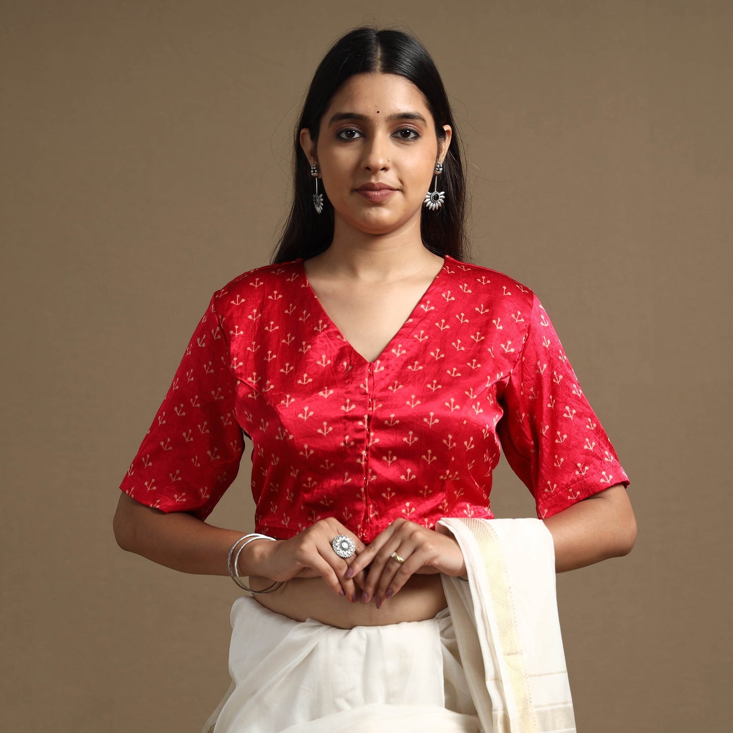 Block Print Stitched Blouse