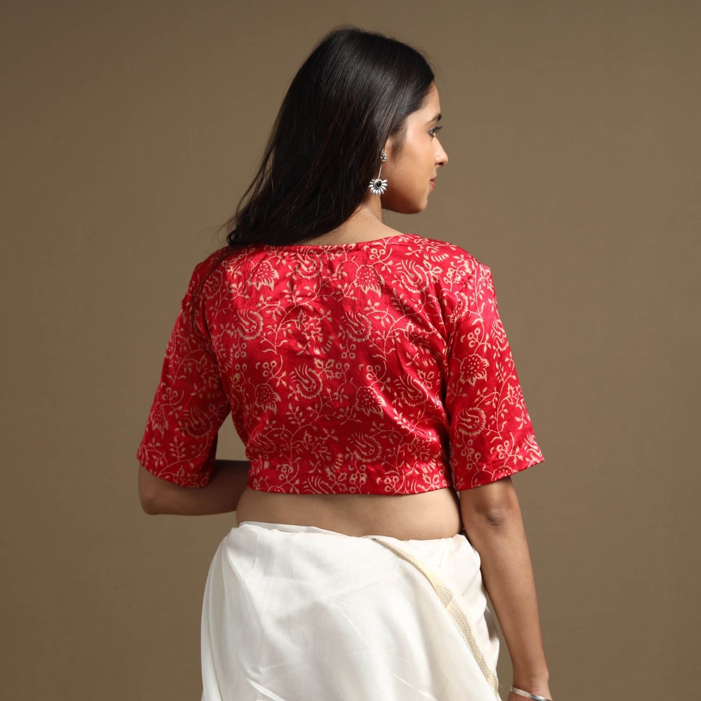 Silk Stitched Blouse