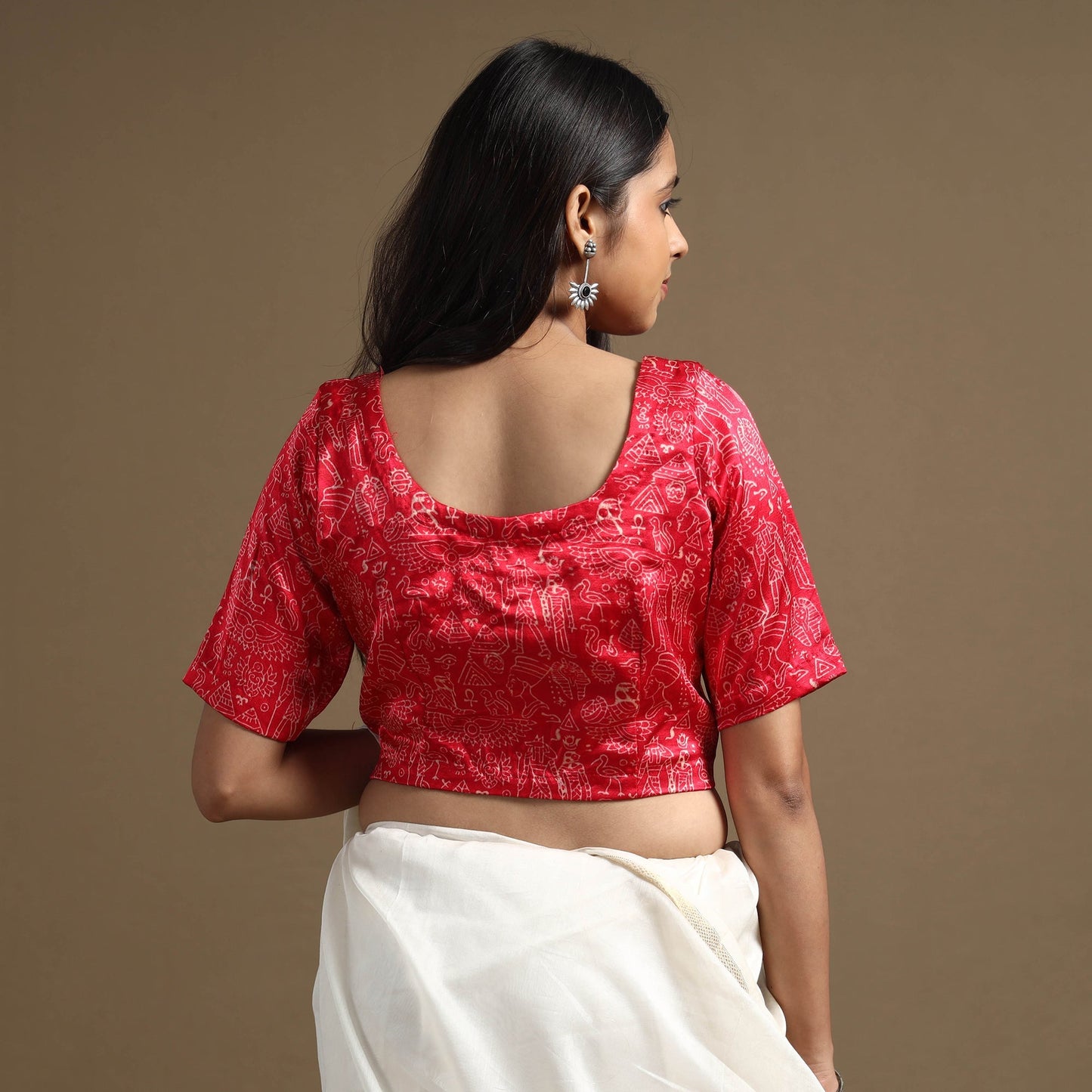 Block Print Stitched Blouse