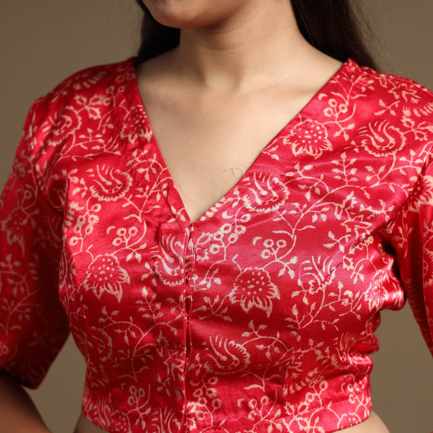 Silk Stitched Blouse