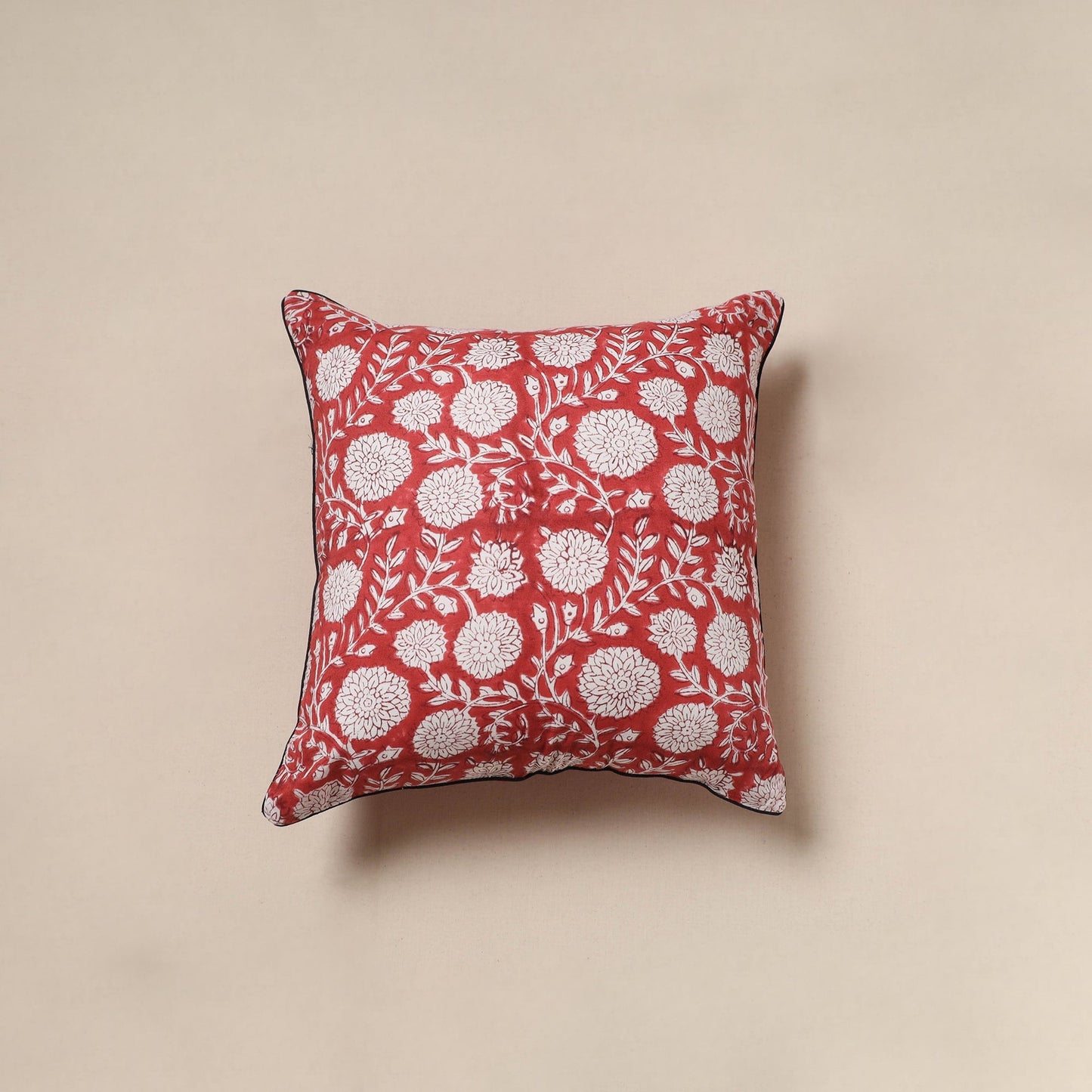 Hand sanganeri cushion cover 49 - handcrafted