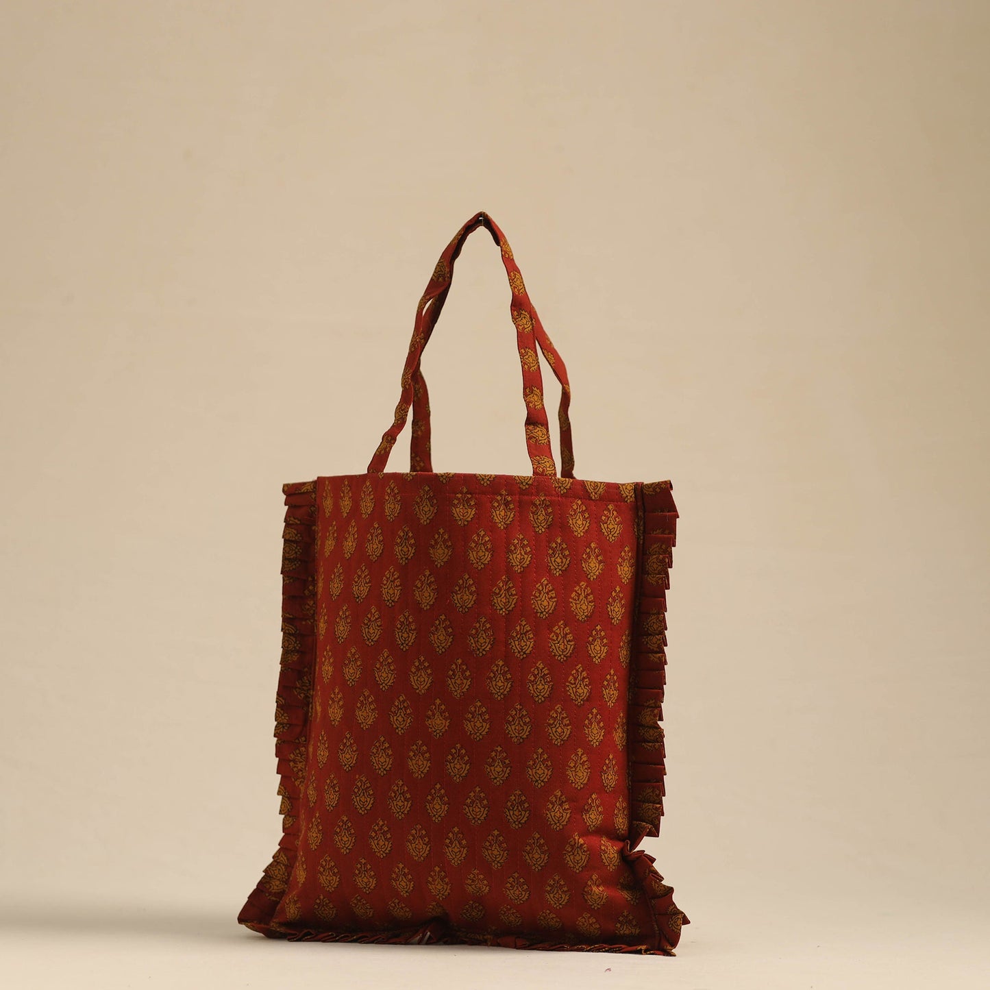 Handcrafted Cotton Frill Jhola Bag