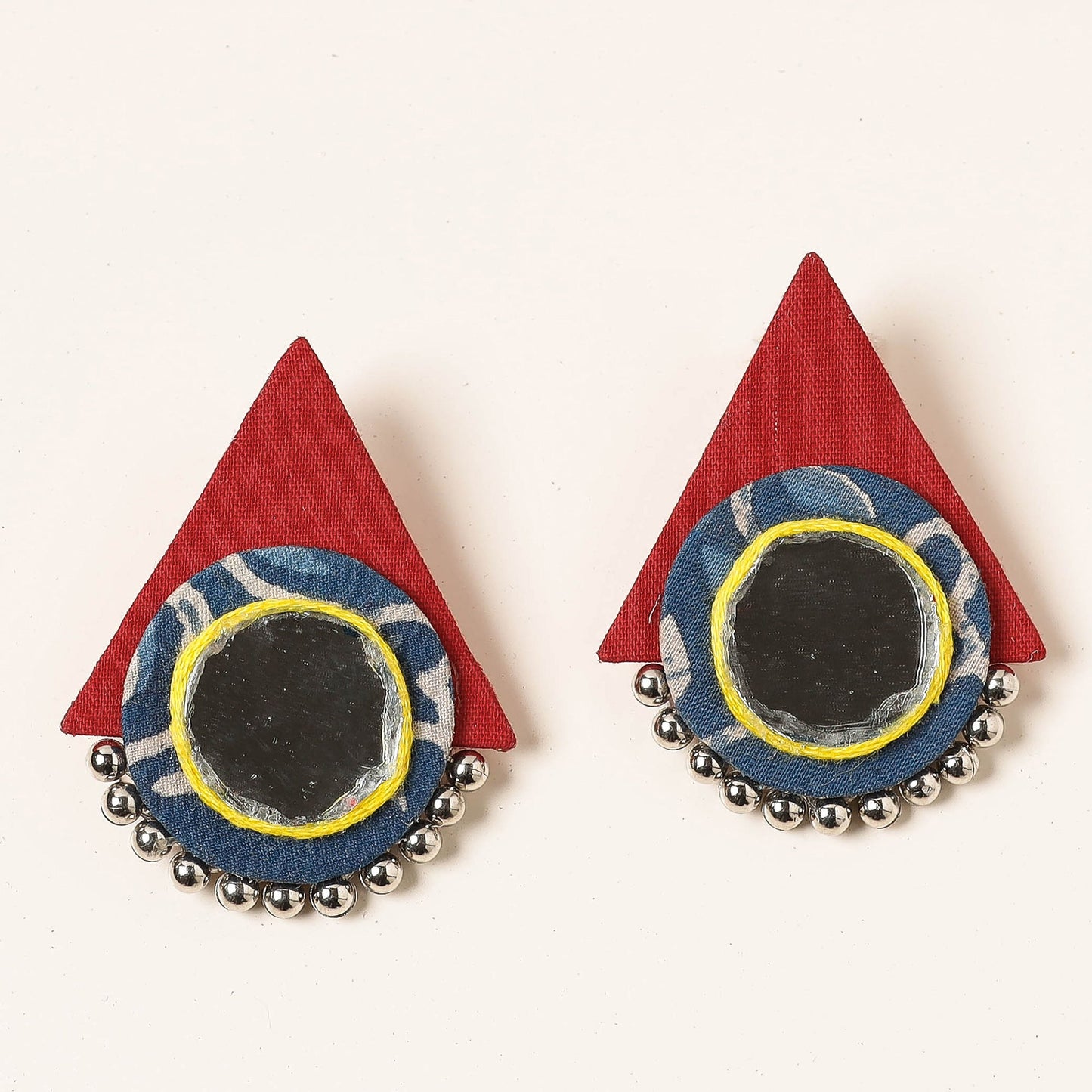 Handcrafted Fabart Earrings