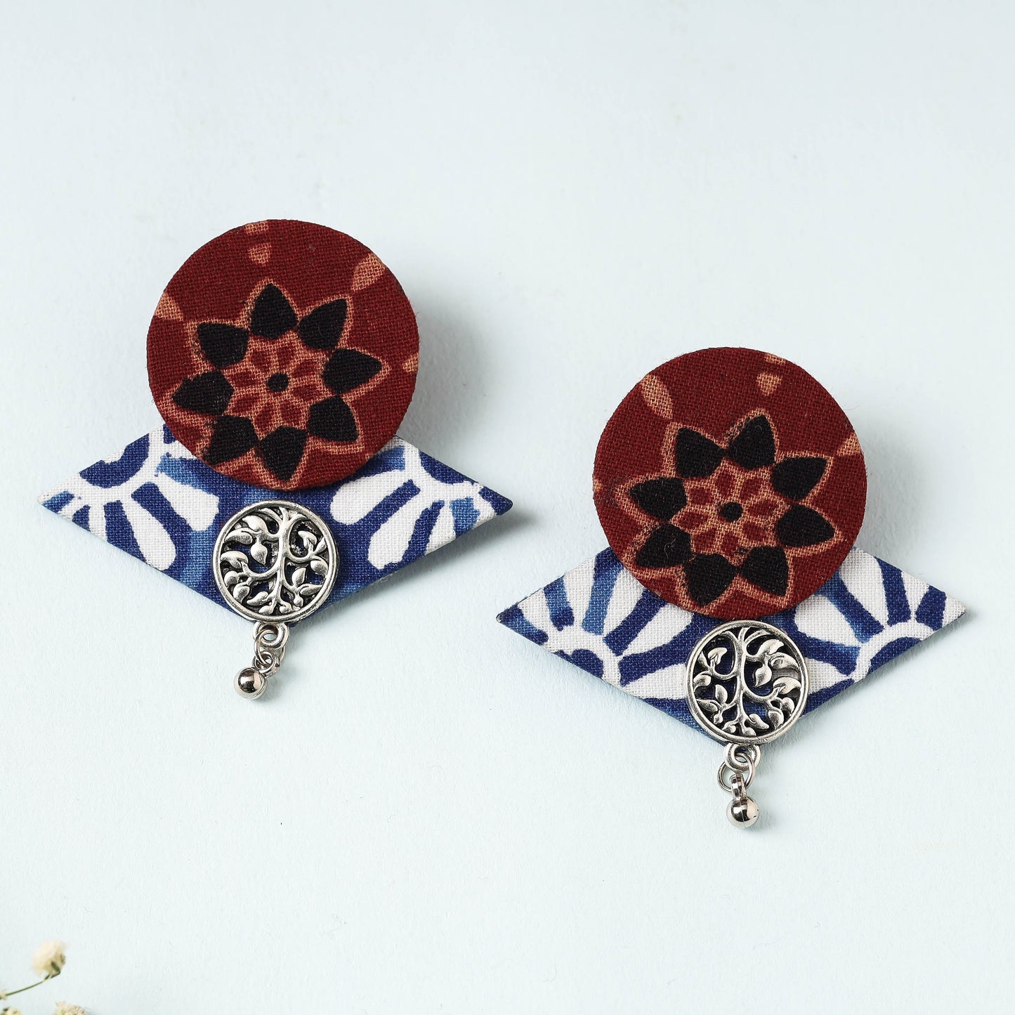 Handcrafted Fabart Earrings by Asalkaar