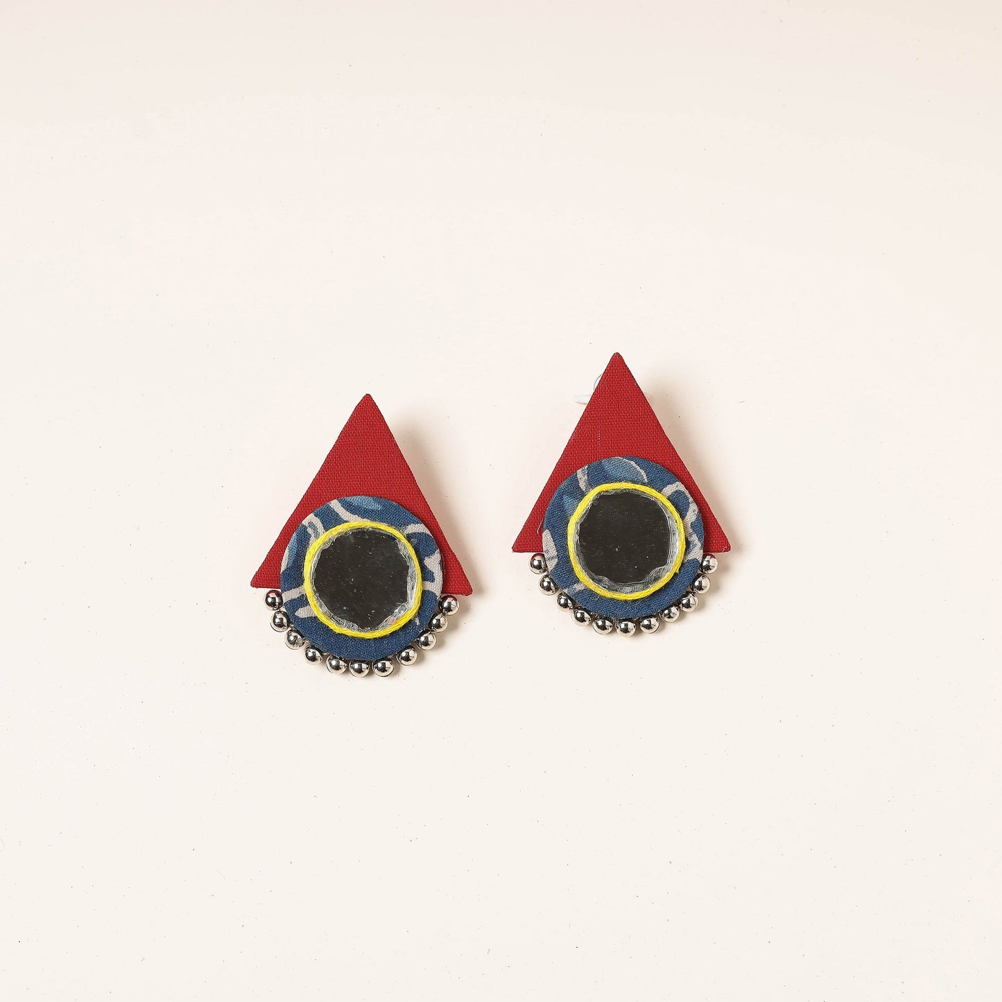 Handcrafted Fabart Earrings