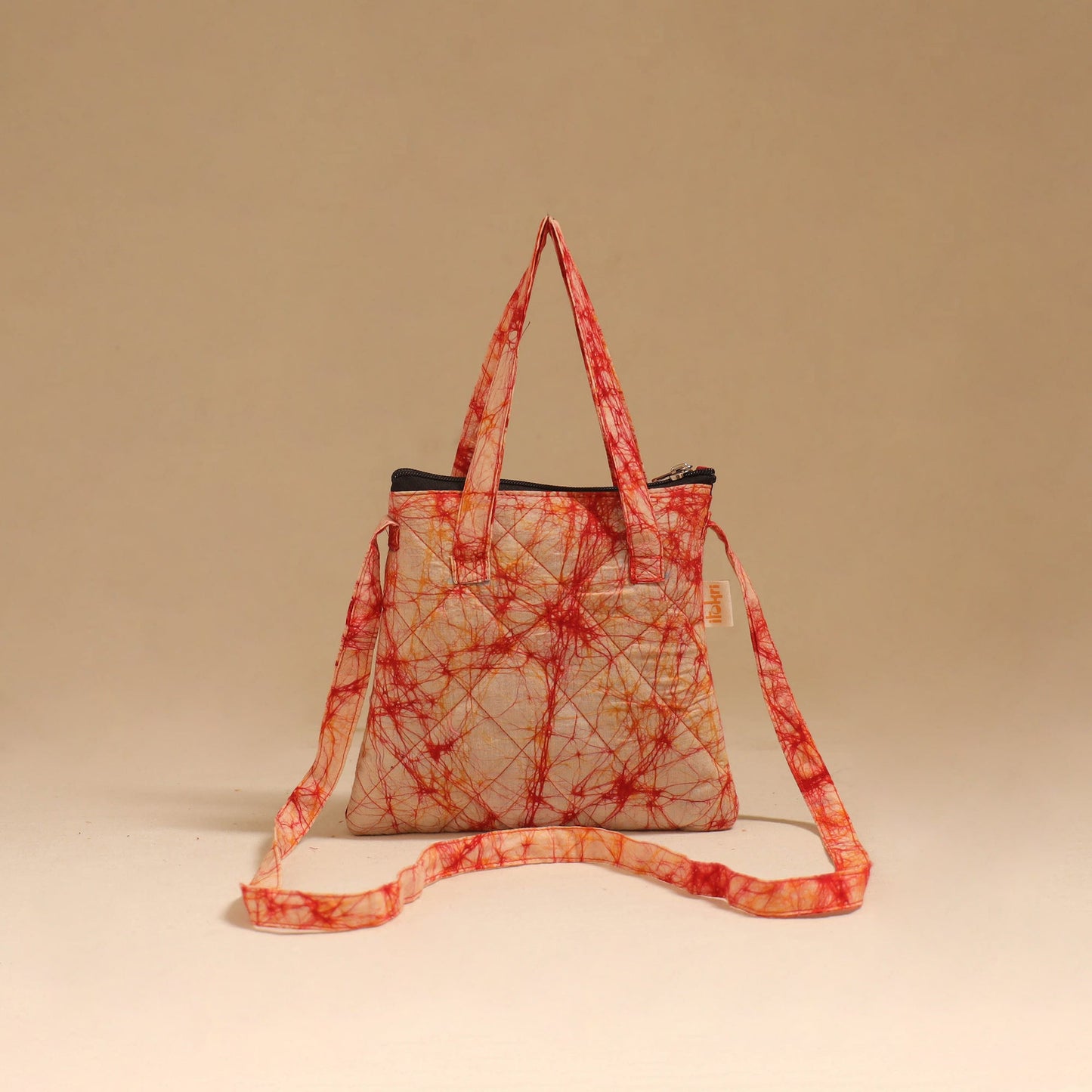Handcrafted quilted sling bag 34