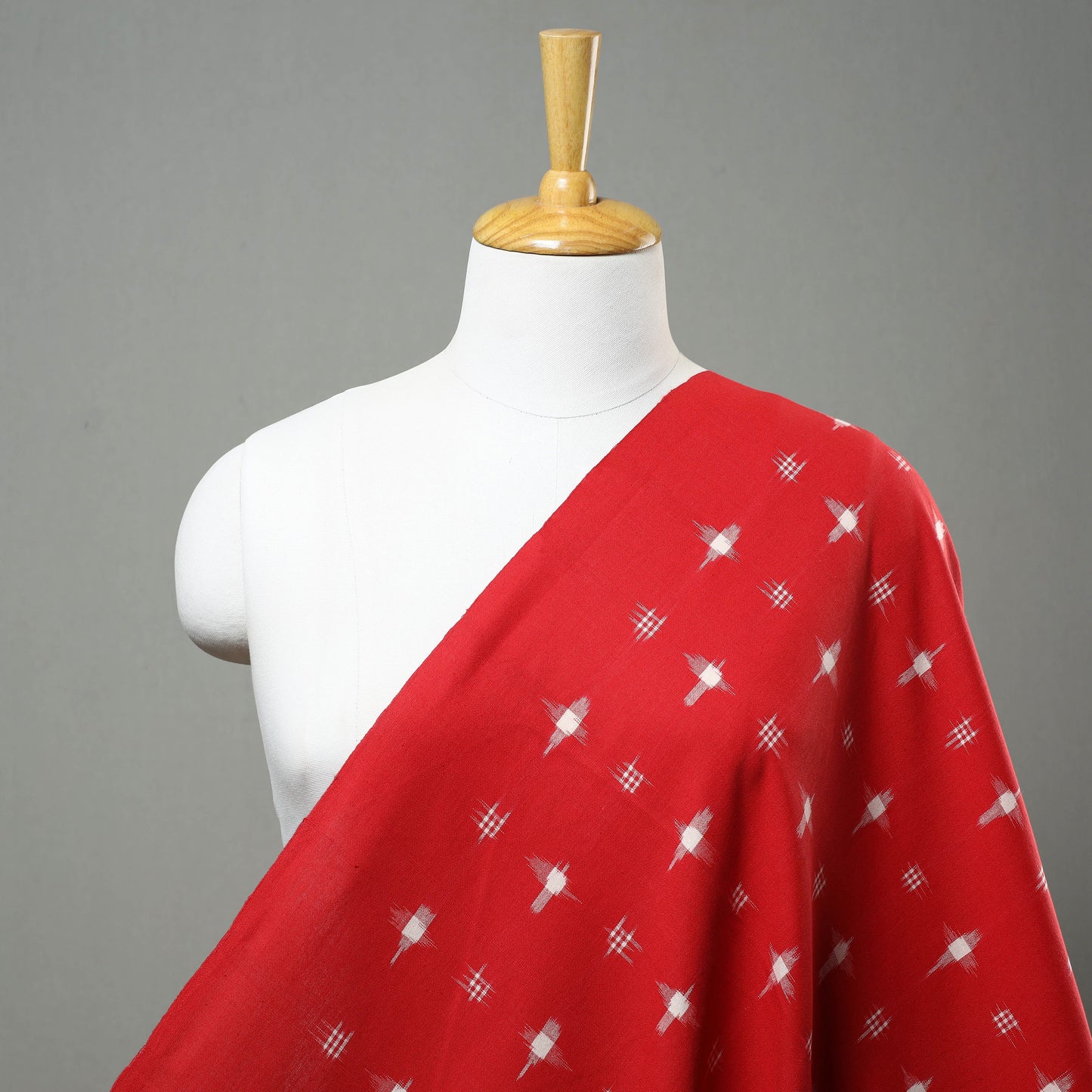 Handloom Cotton Pochampally Double Ikat Fabric