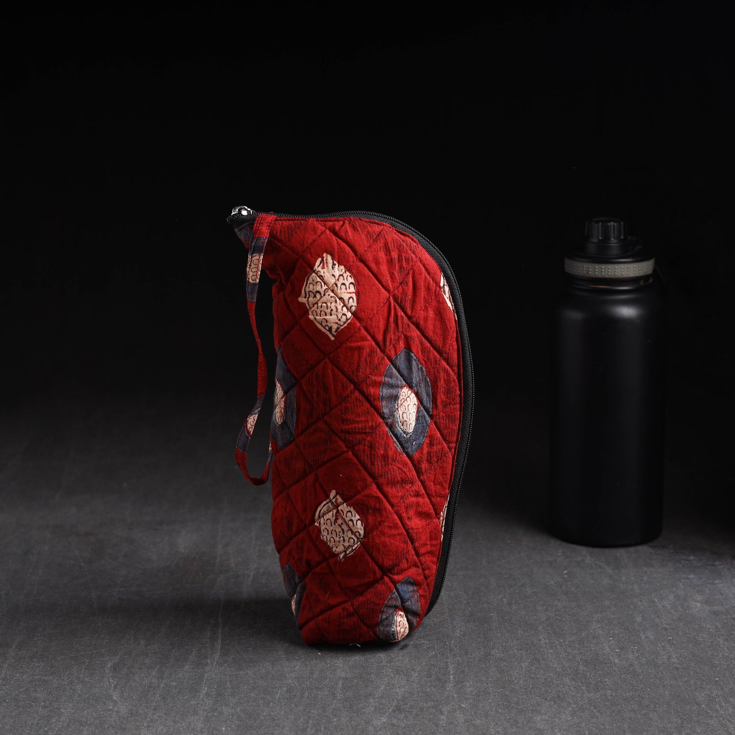 Handmade 1l water bottle cover 05 - handcrafted