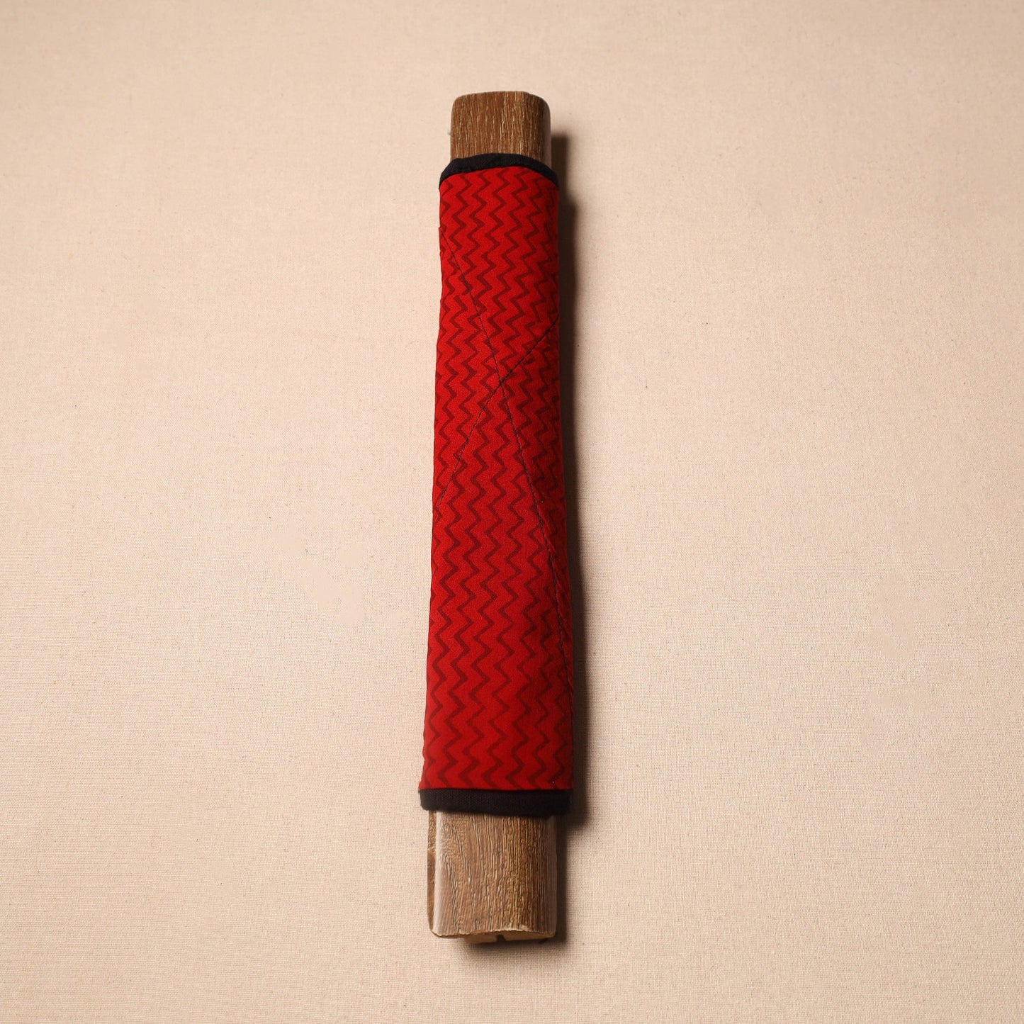 Buy Red Handmade Cotton Fridge Handle Cover