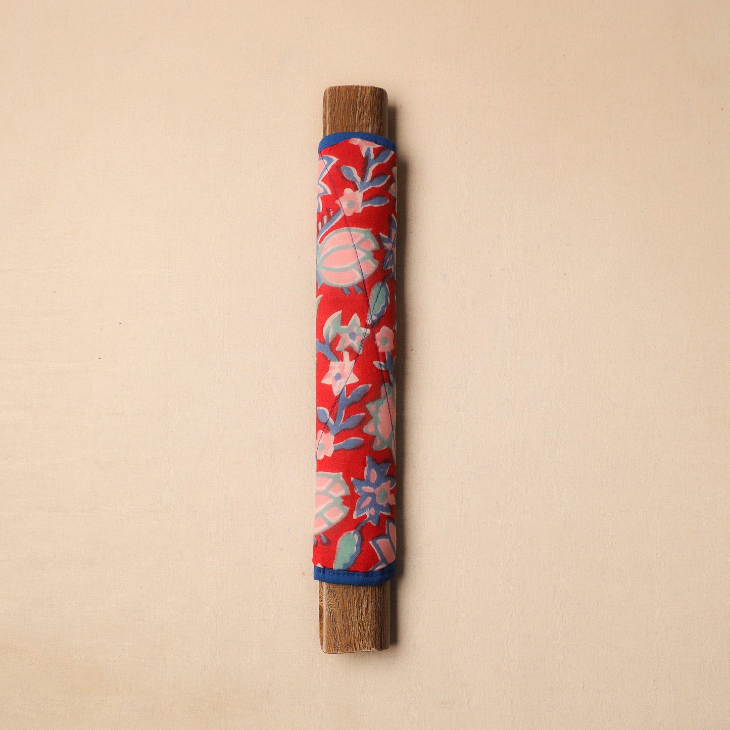 Buy Red Handmade Cotton Fridge Handle Cover