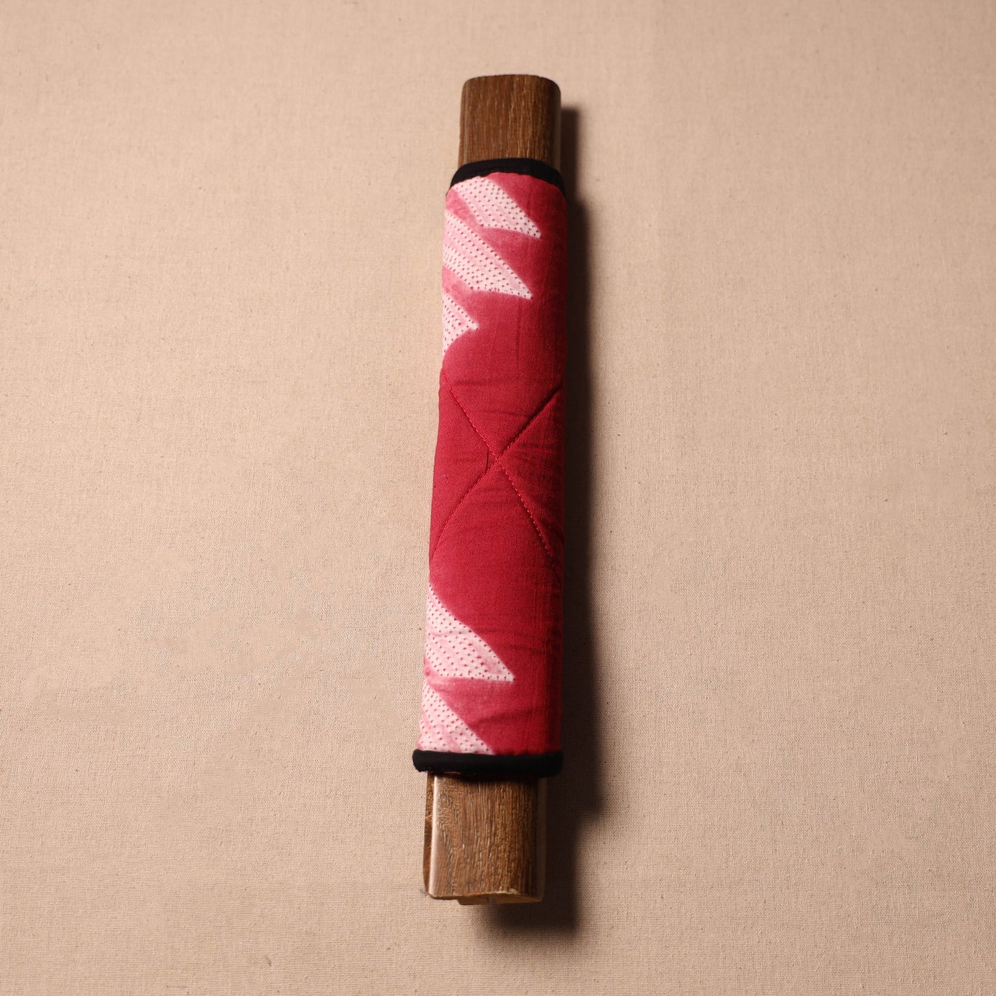 Buy Handmade Cotton Red Fridge Handle Cover 147