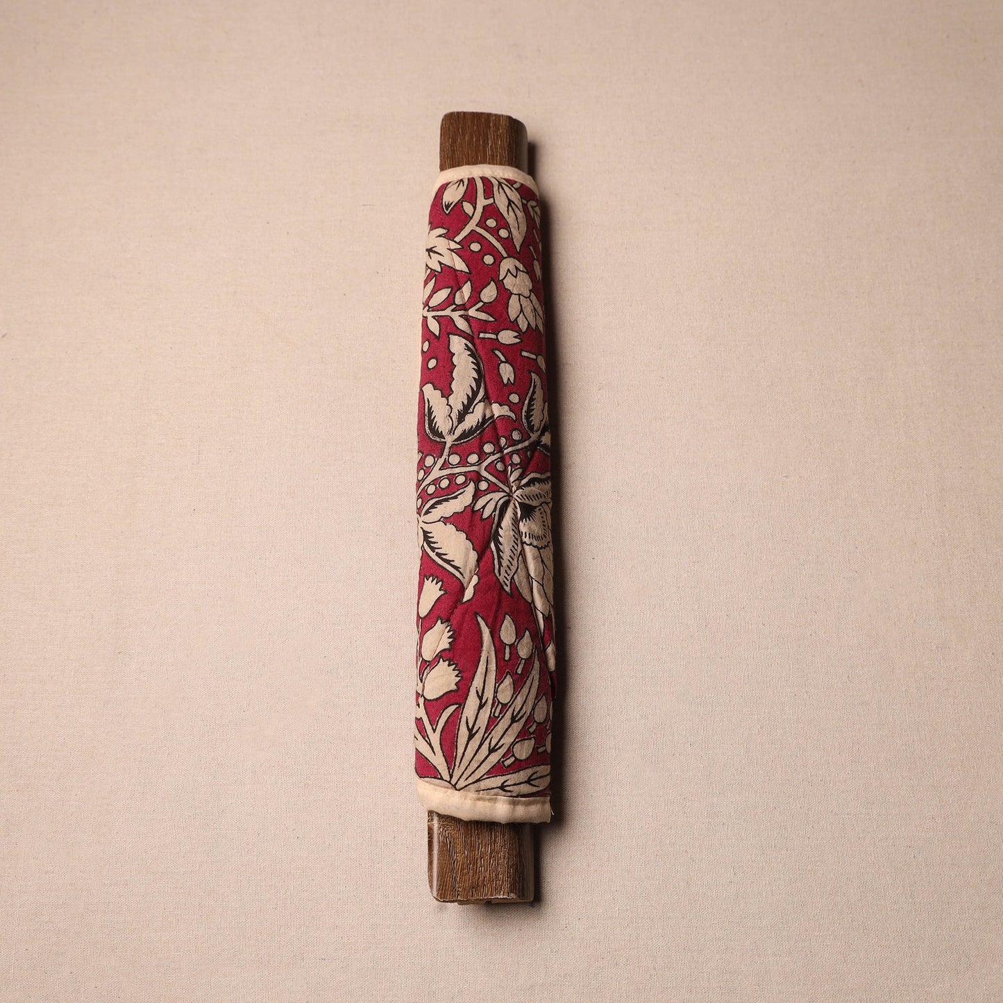 Red - handmade cotton fridge handle cover 15 - handcrafted
