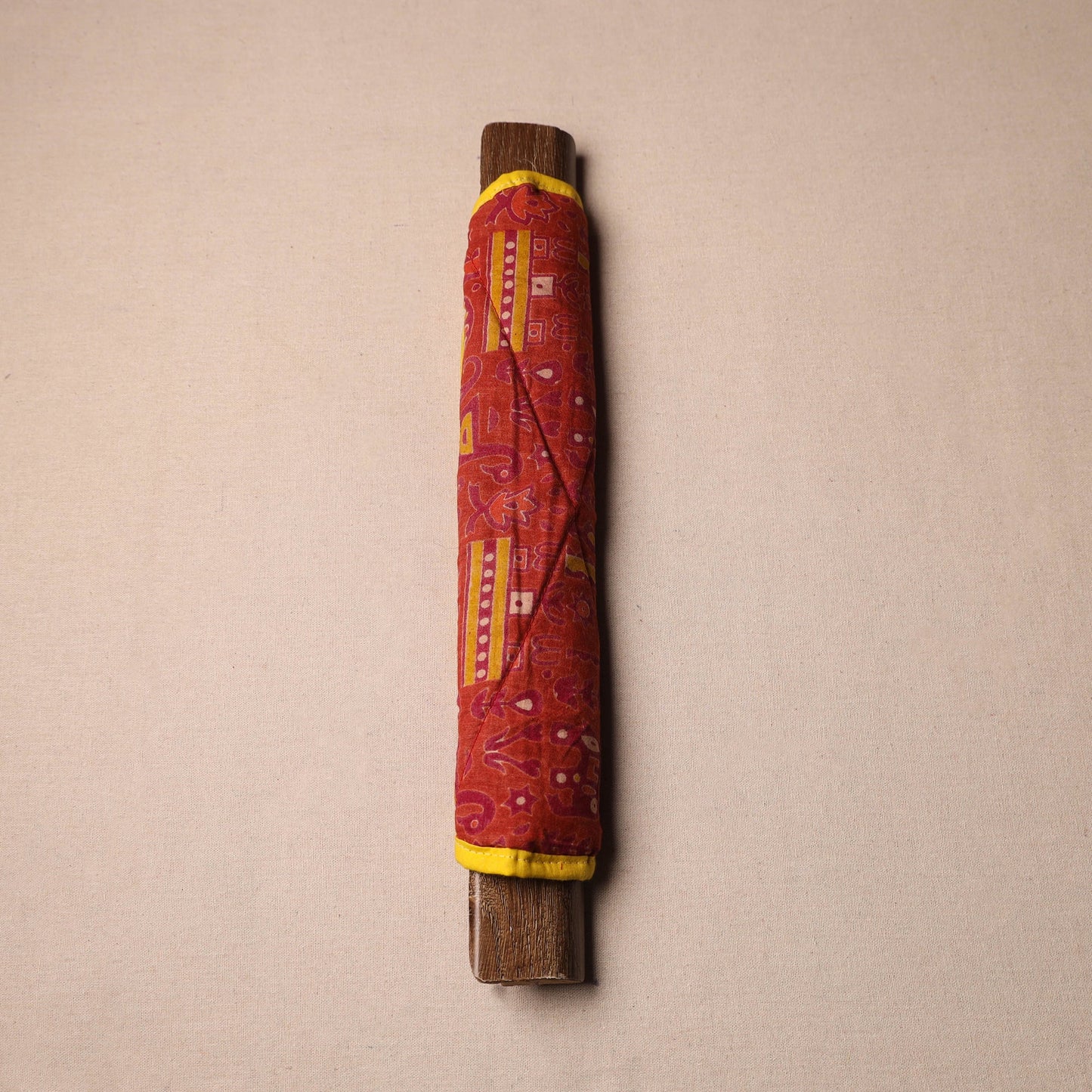 Buy Handmade Cotton Red Fridge Handle Cover