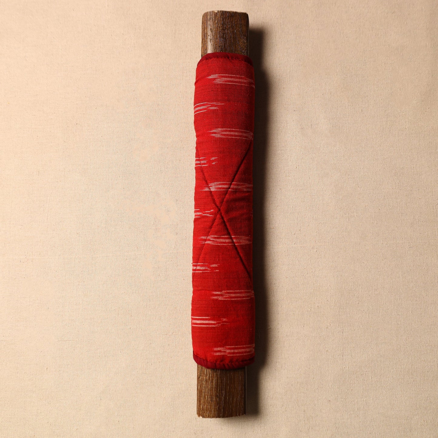 Buy Handmade Cotton Red Fridge Handle Cover 30