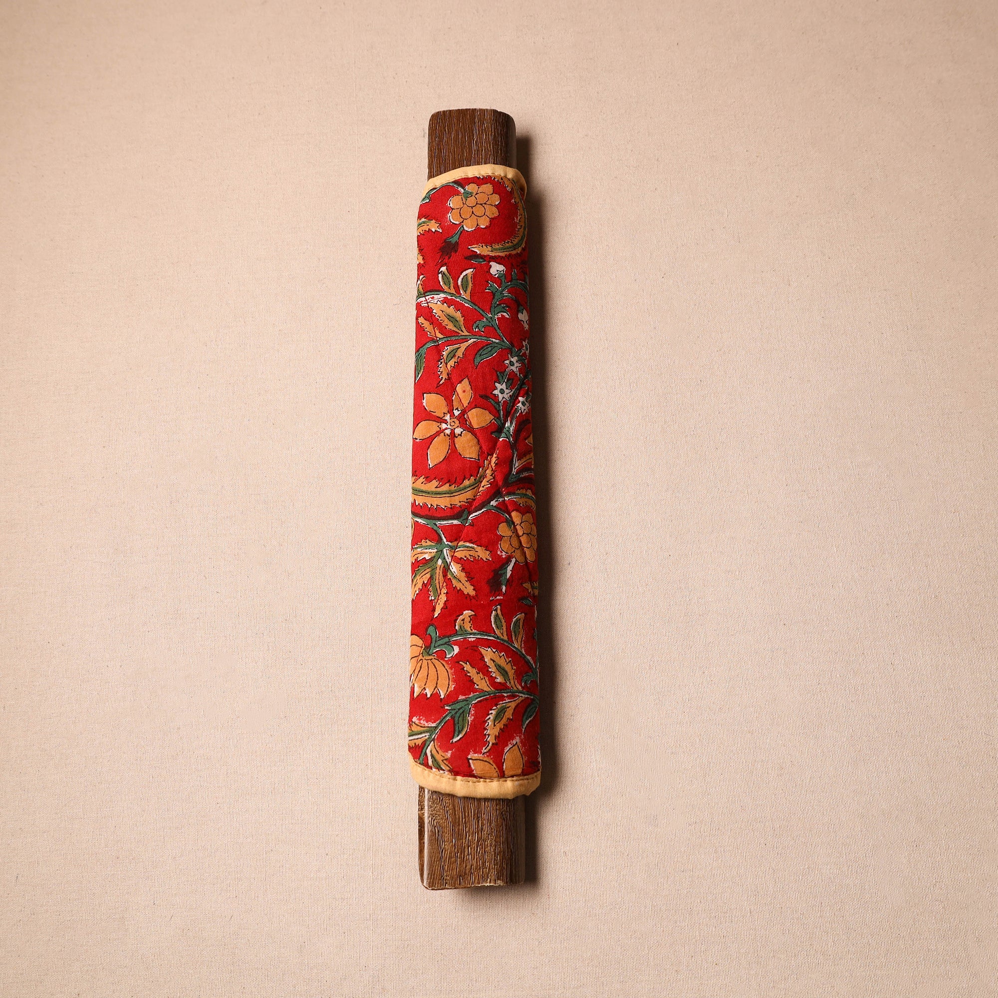 Maroon - Handmade Cotton Fridge Handle Cover 22 main image 0
