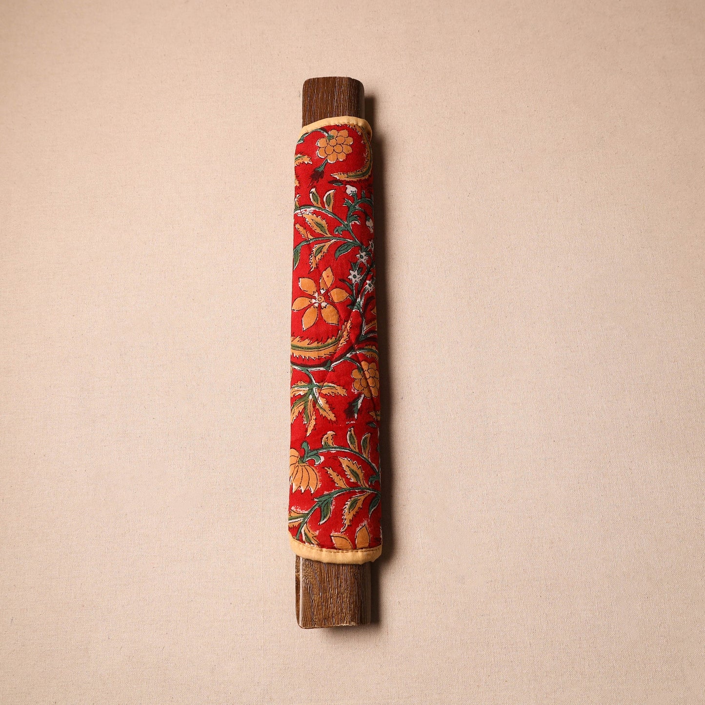 Buy Handmade Cotton Red Fridge Handle Cover