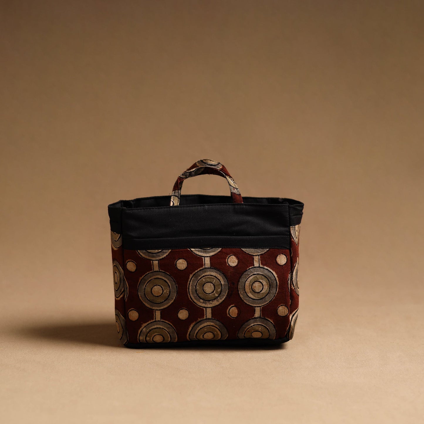 Red Handmade Cotton Multipurpose Cosmetic/Toiletry Bag