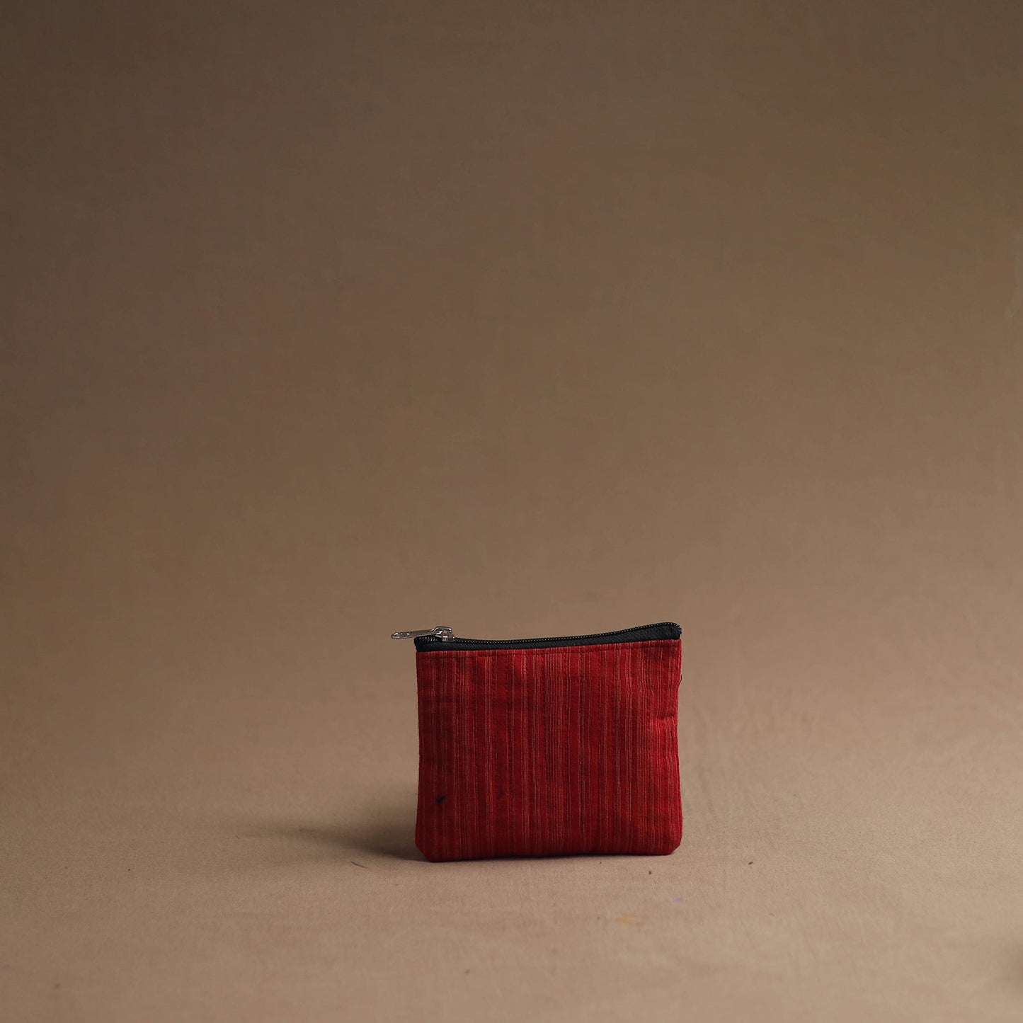 Red Handmade Cotton Multipurpose Utility Pouches (set of 3)