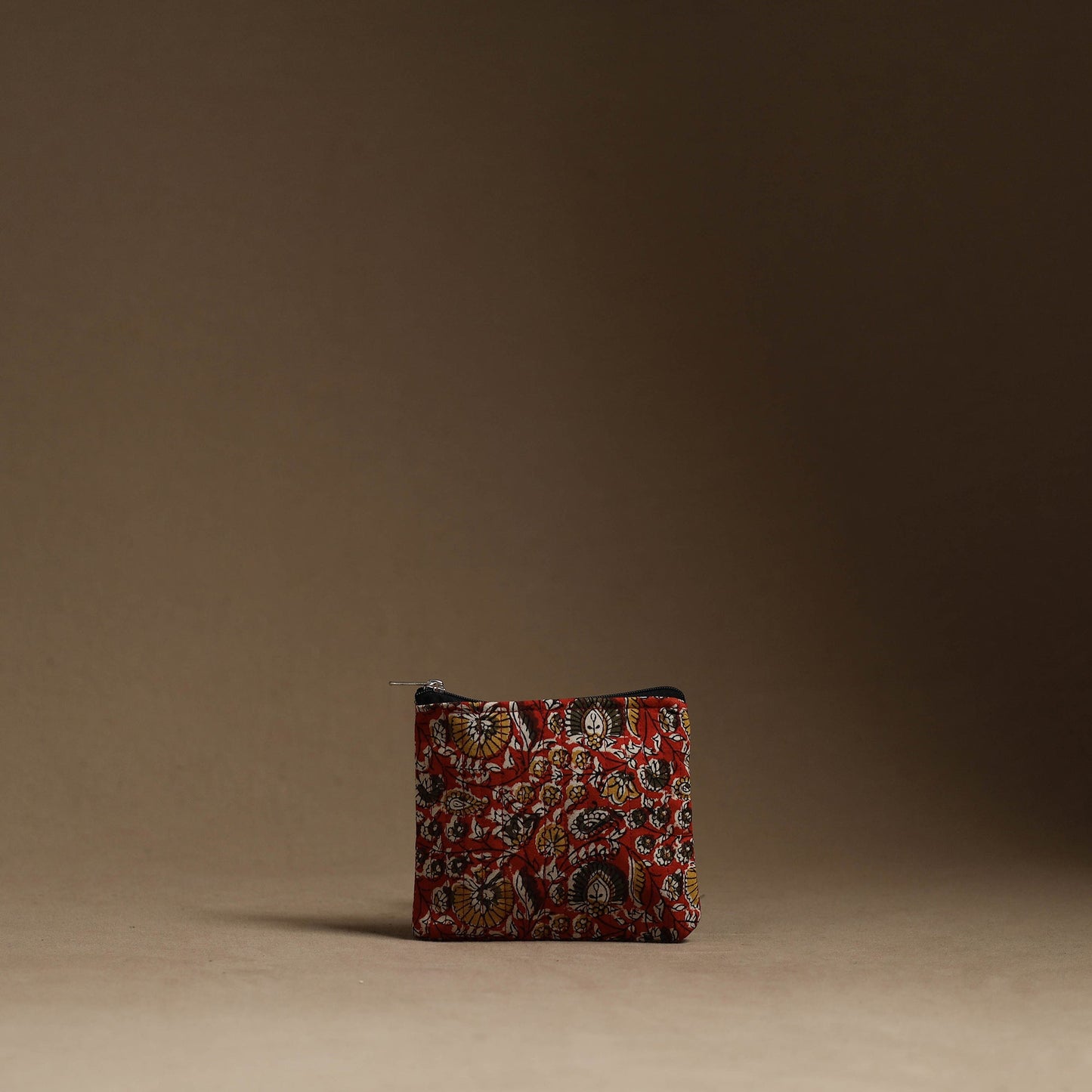 Red - handmade cotton multipurpose utility pouches (set