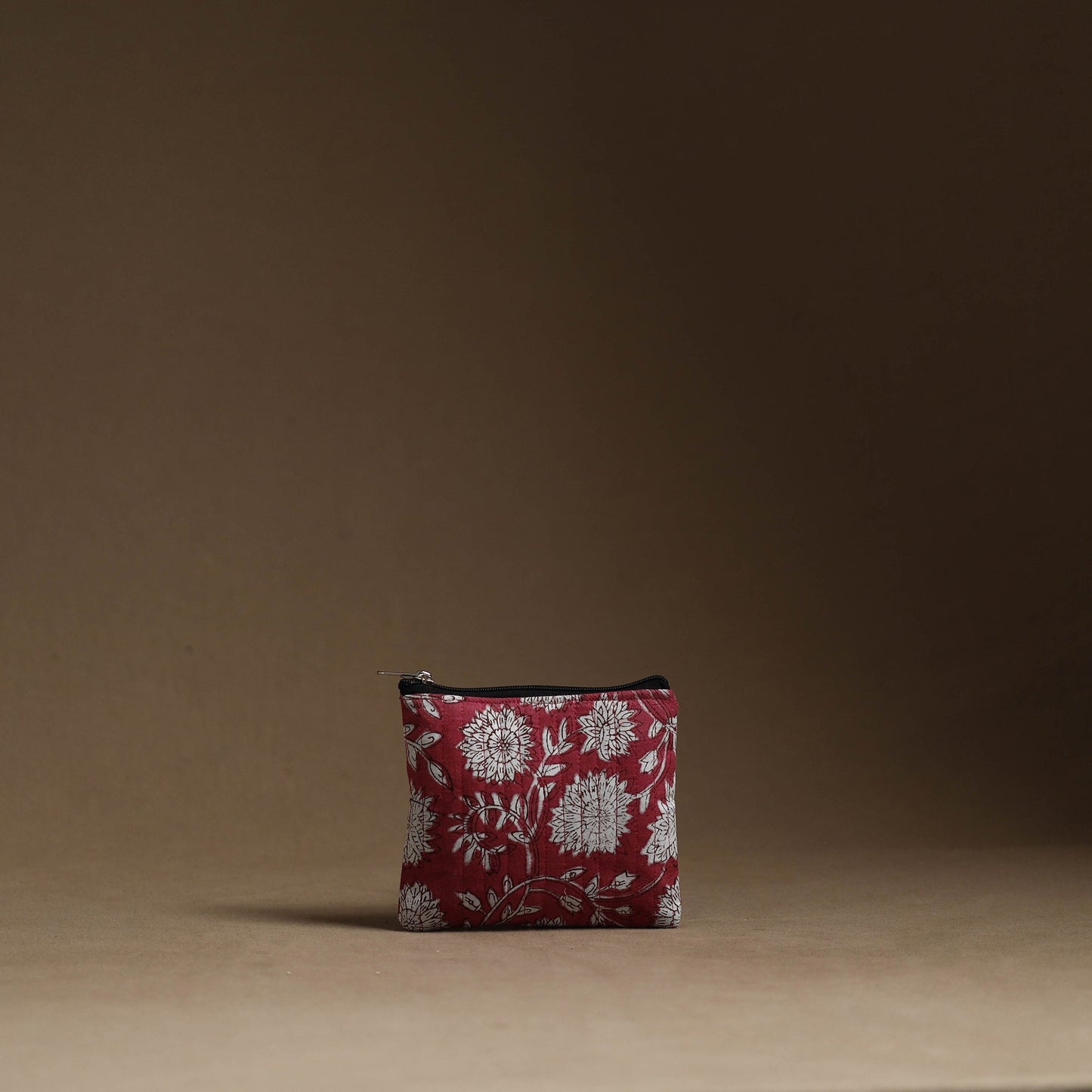 Red - handmade cotton multipurpose utility pouches (set