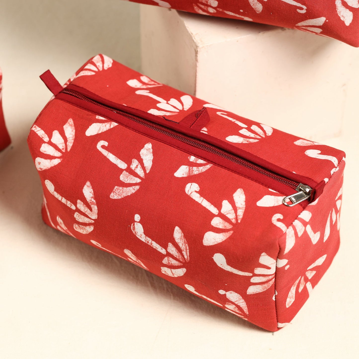 Handmade Cotton Toiletry Bags (Set of 3) 07