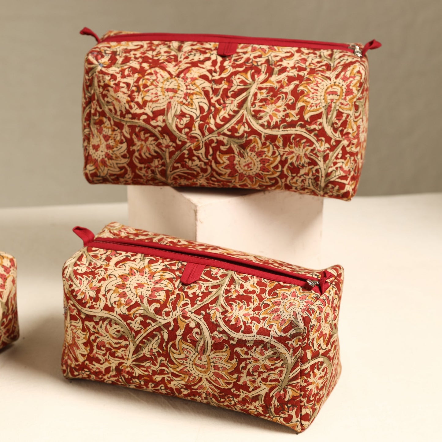 Handmade Cotton Toiletry Bags (Set of 3) 32