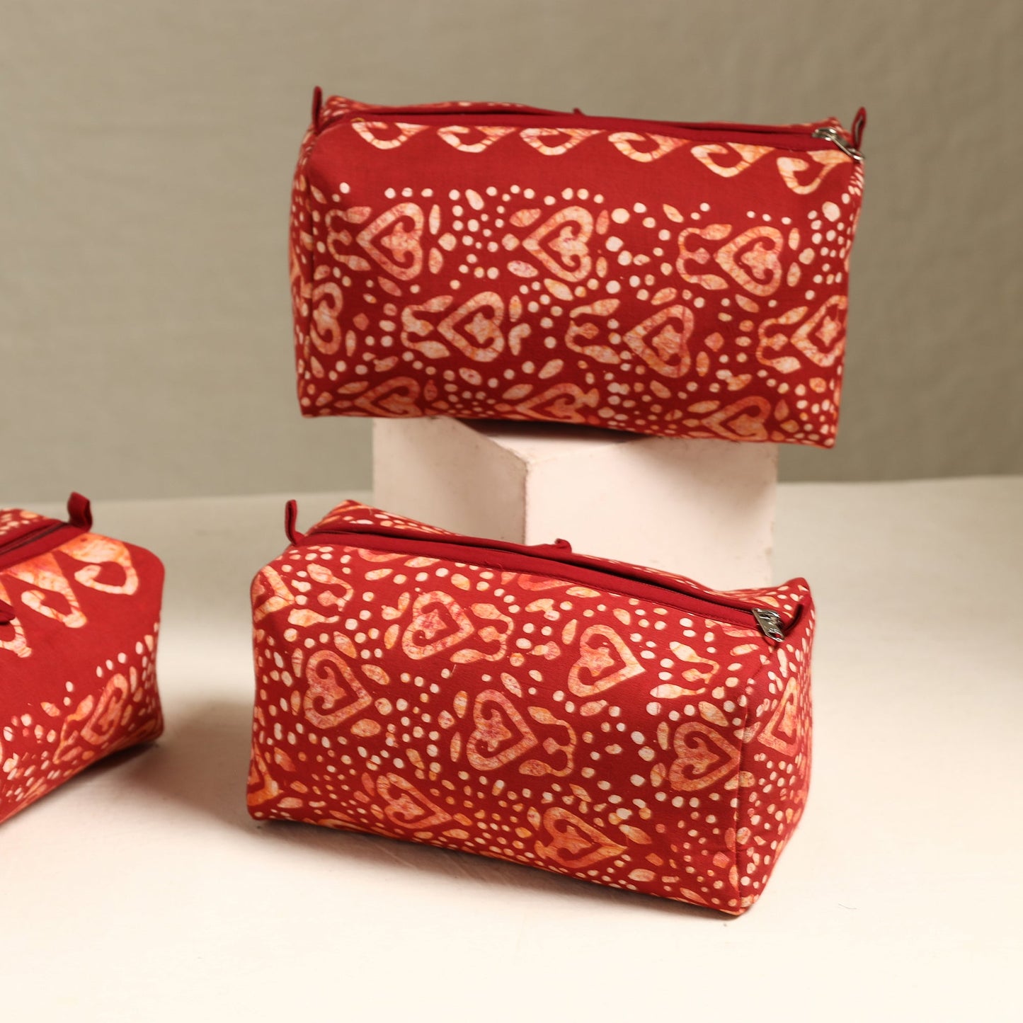 Handmade Cotton Toiletry Bags (Set of 3) 60