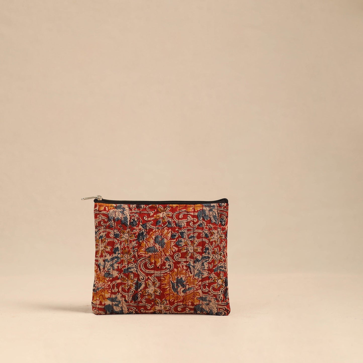 Buy Red Handmade Cotton Utility Pouches (Set of 3)