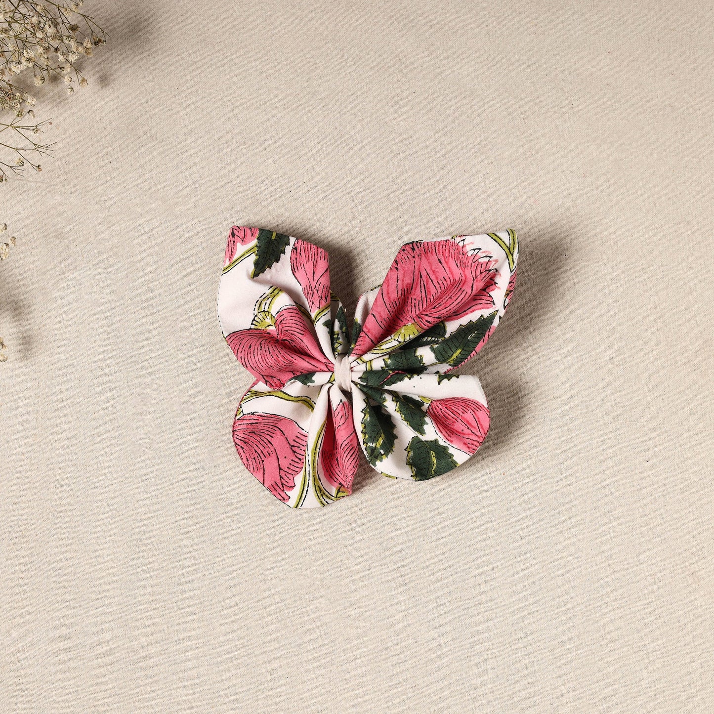 Handmade Fabric Butterfly Hair Clip