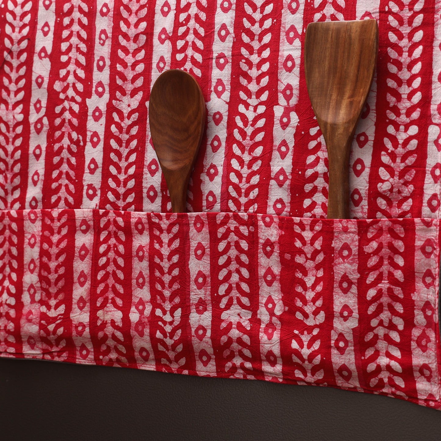 Handmade fridge top cover with multiple pockets 40