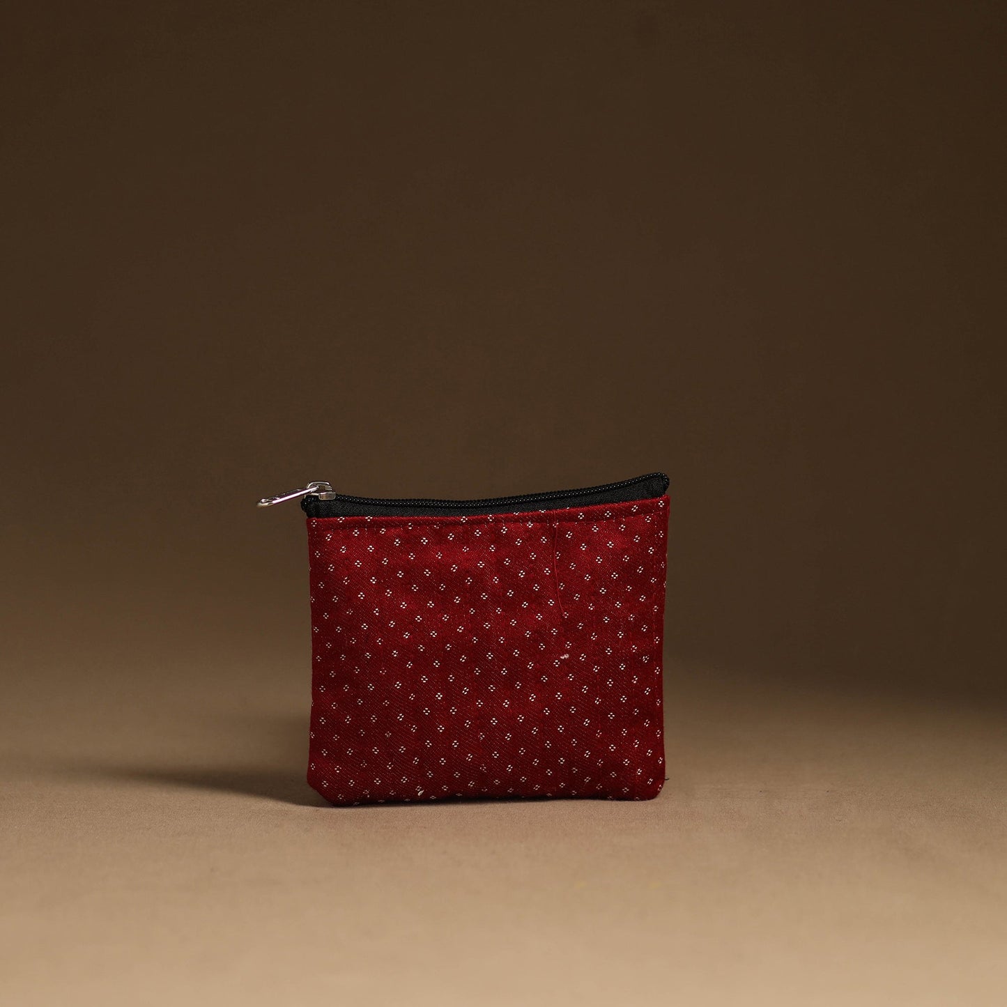 Handmade Mashru Silk Utility Pouch 31