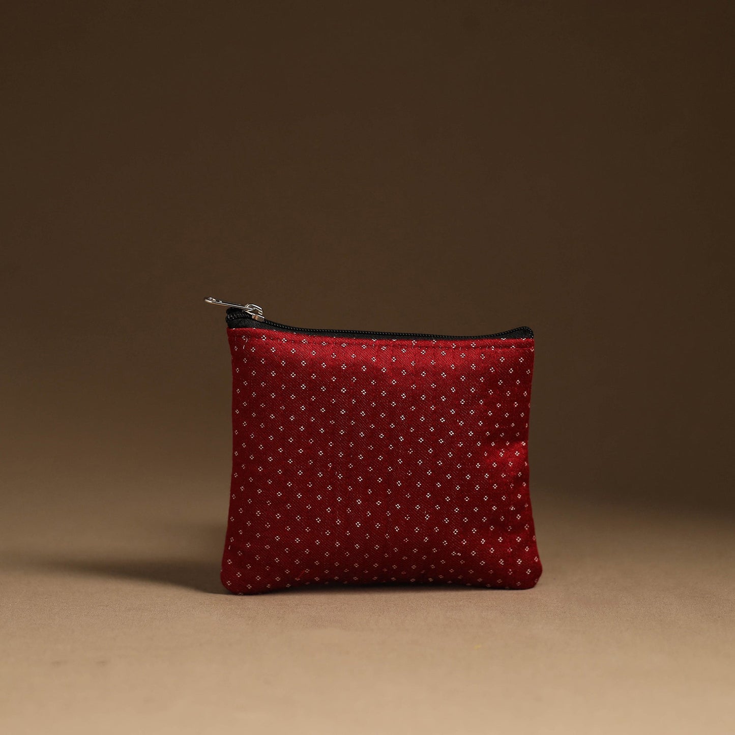 Handmade Mashru Silk Utility Pouch 31