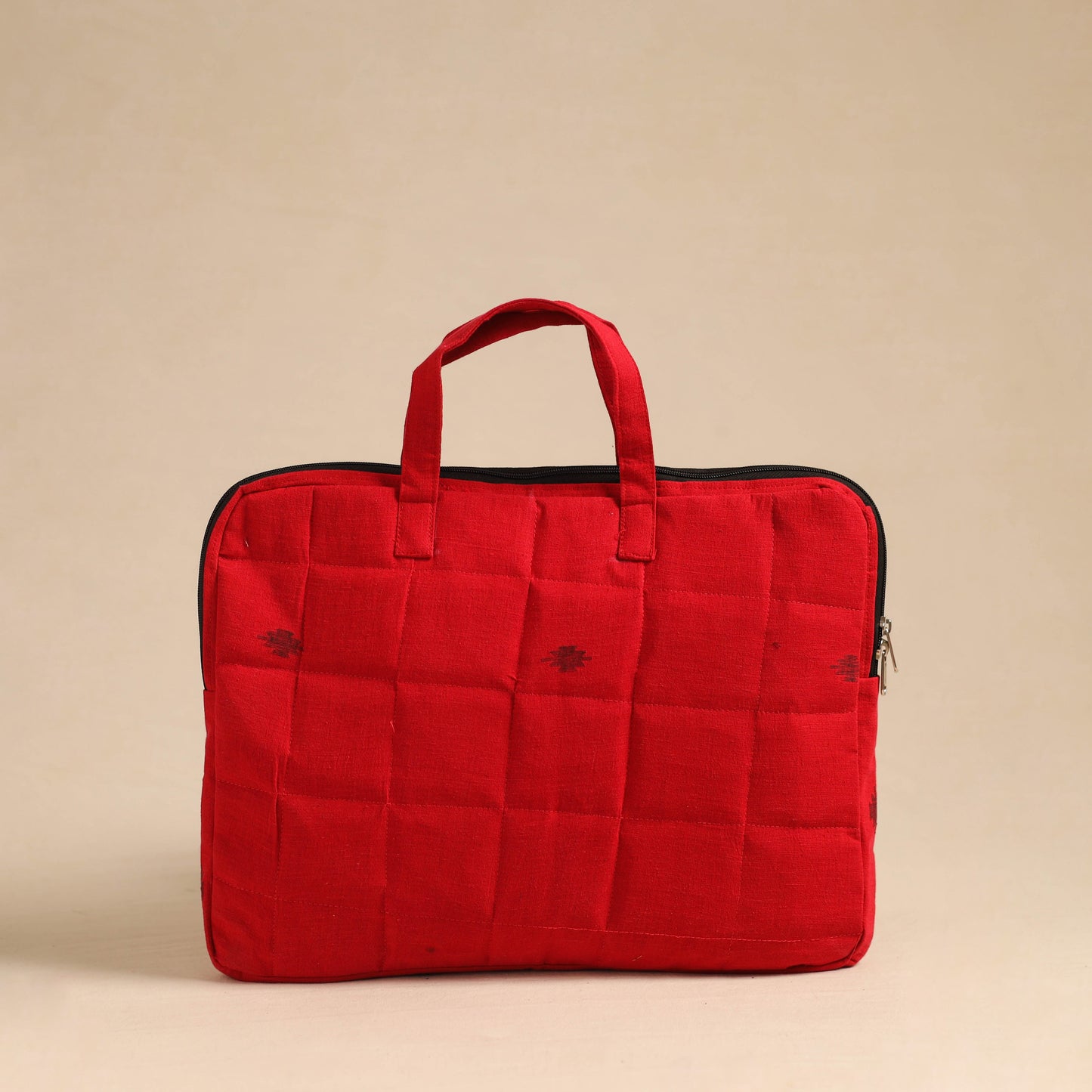Handmade Quilted Cotton Laptop Bag
