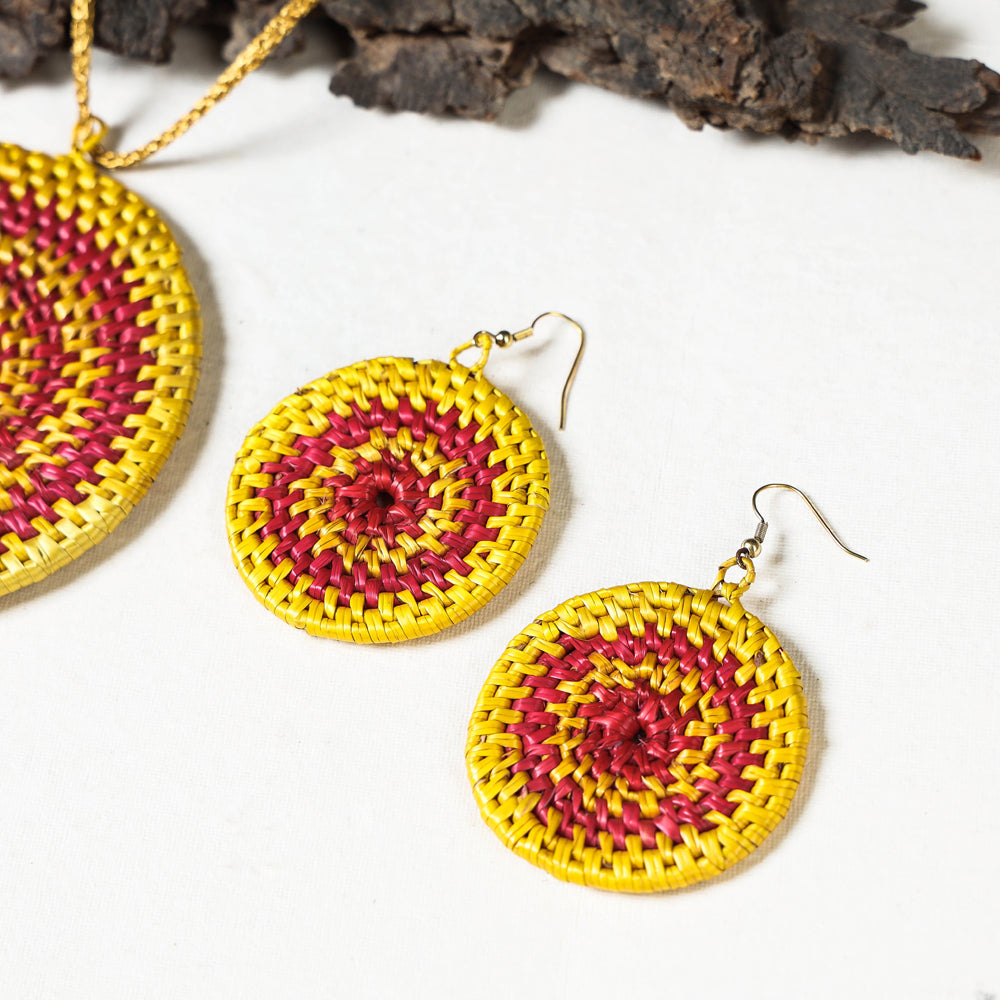 Handmade Sikki Grass Necklace Set