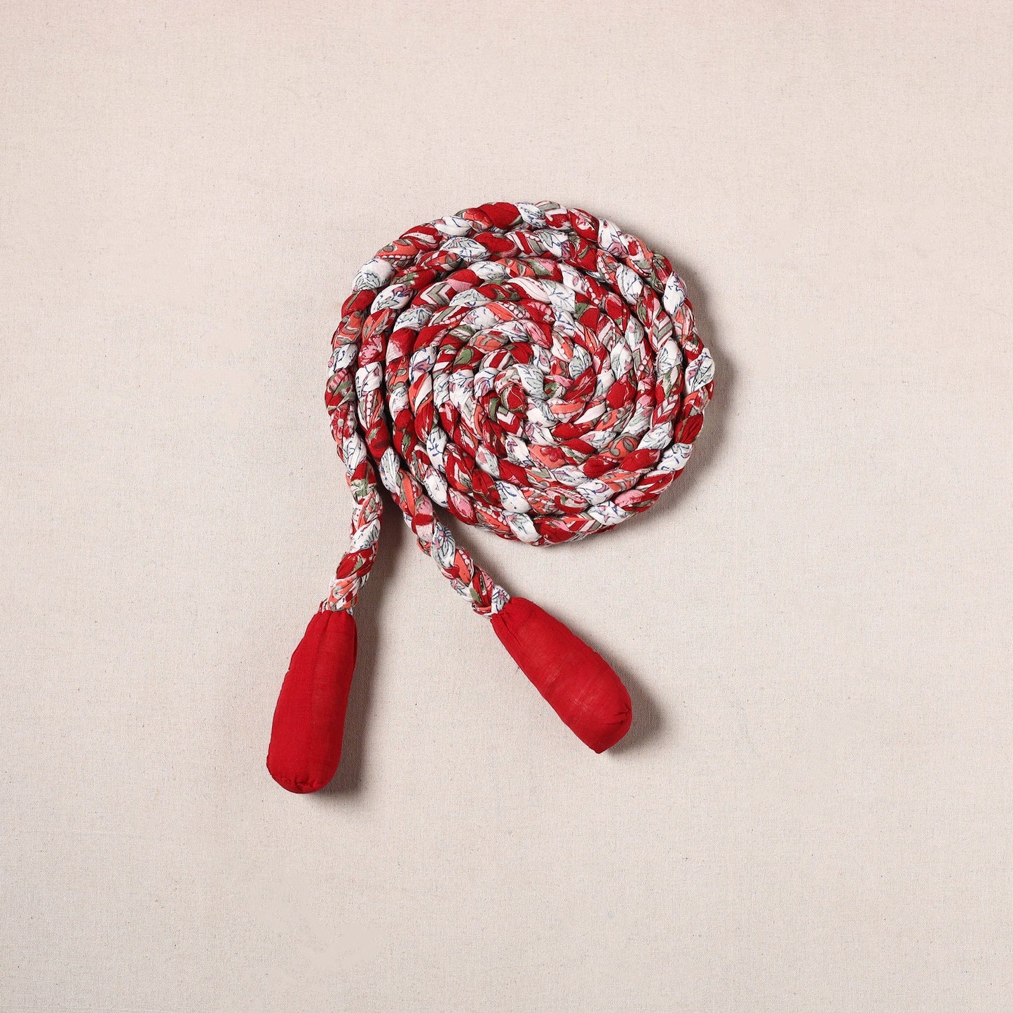 Handmade Upcycled Fabric Skipping Rope