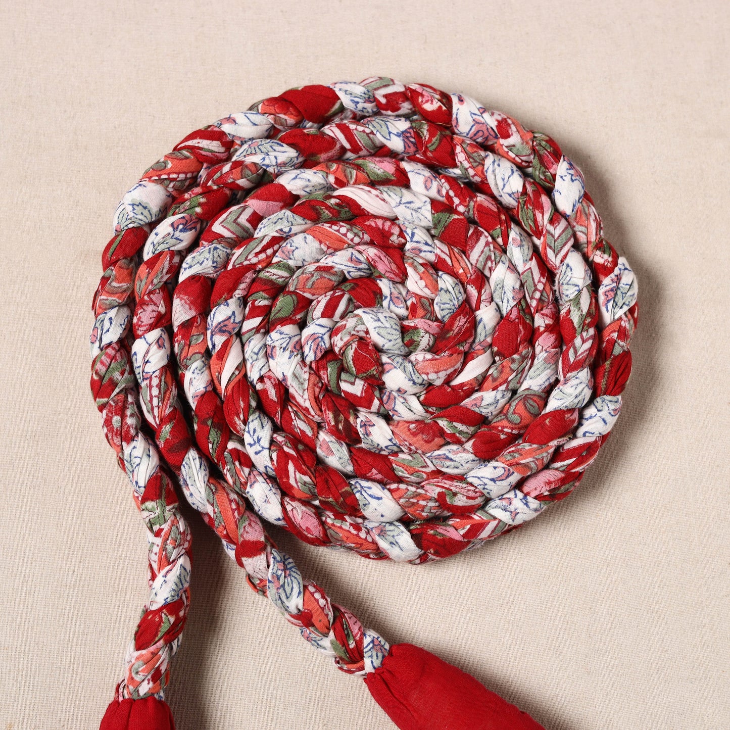 Handmade Upcycled Fabric Skipping Rope