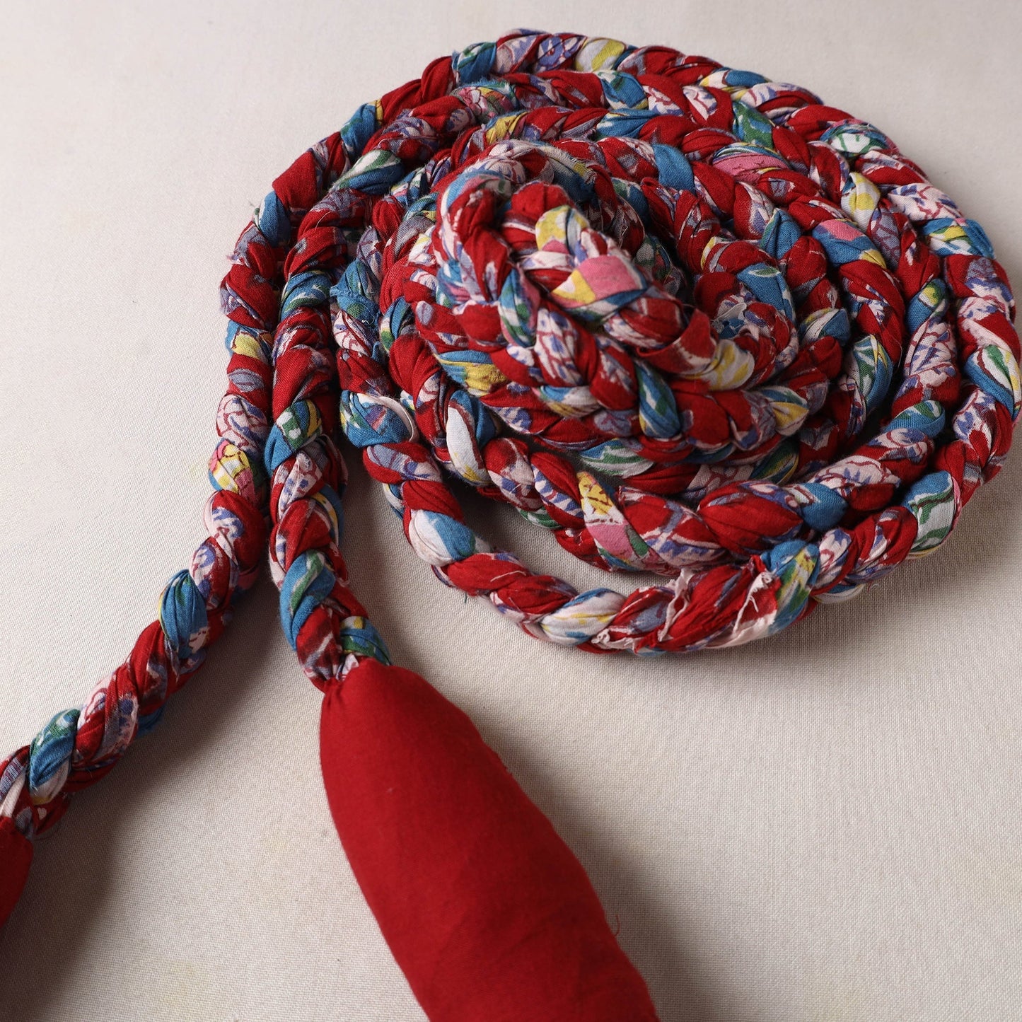 Handmade Upcycled Fabric Skipping Rope 20