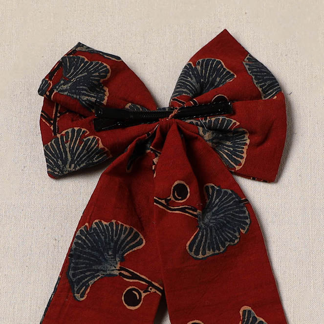 Handmade women’s bow hair clip 43 - handcrafted