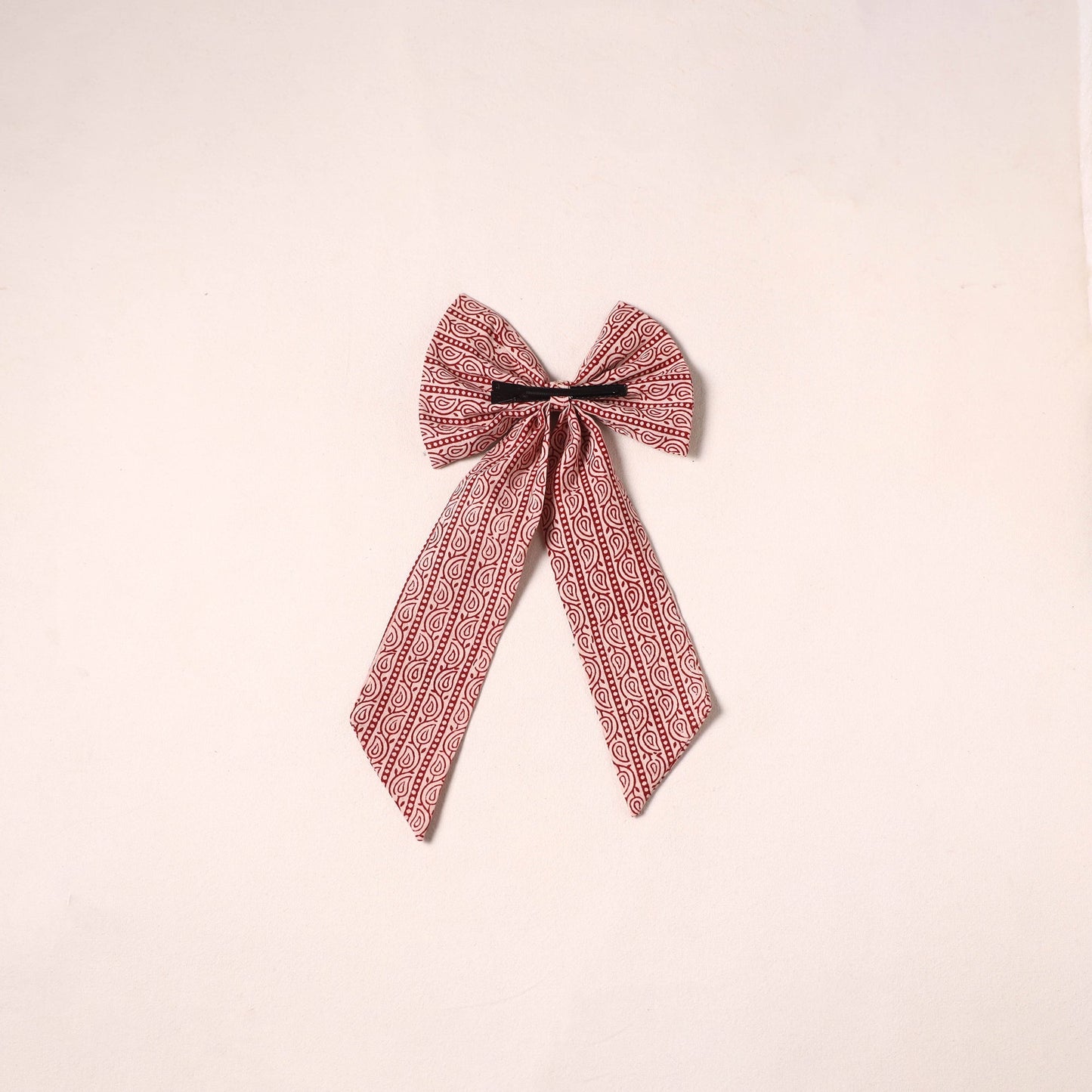 Handmade women’s bow hair clip 52 - handcrafted