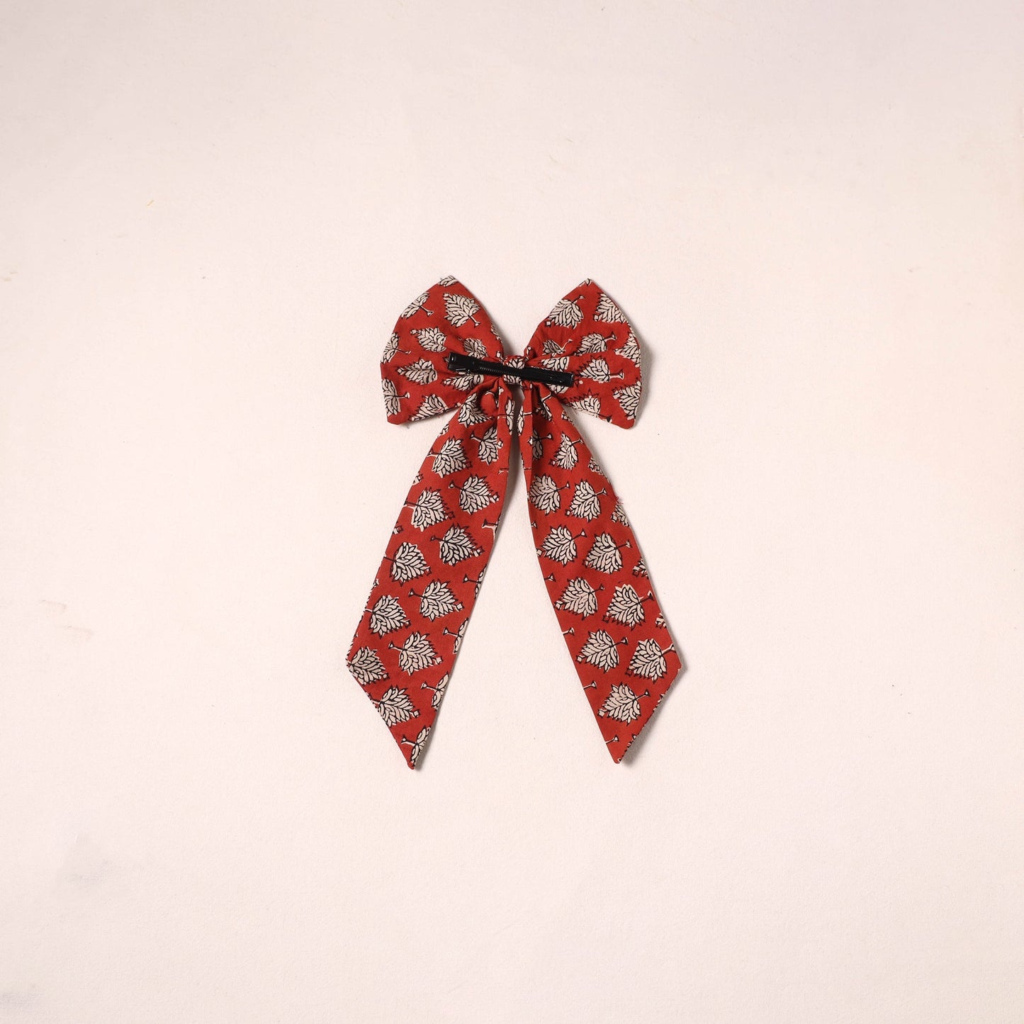 Handmade women’s bow hair clip 57 - handcrafted