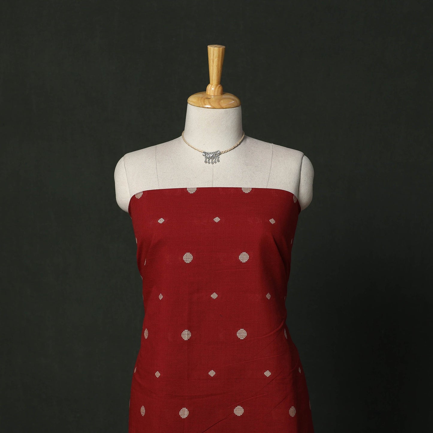 Jacquard cotton 2pc unstitched dress material