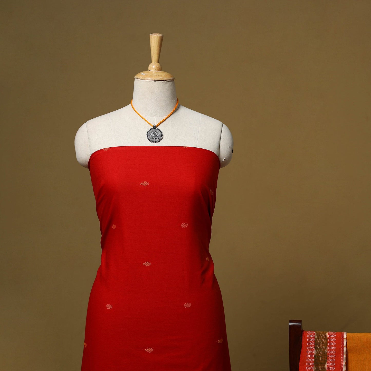 Jacquard cotton 2pc unstitched dress material