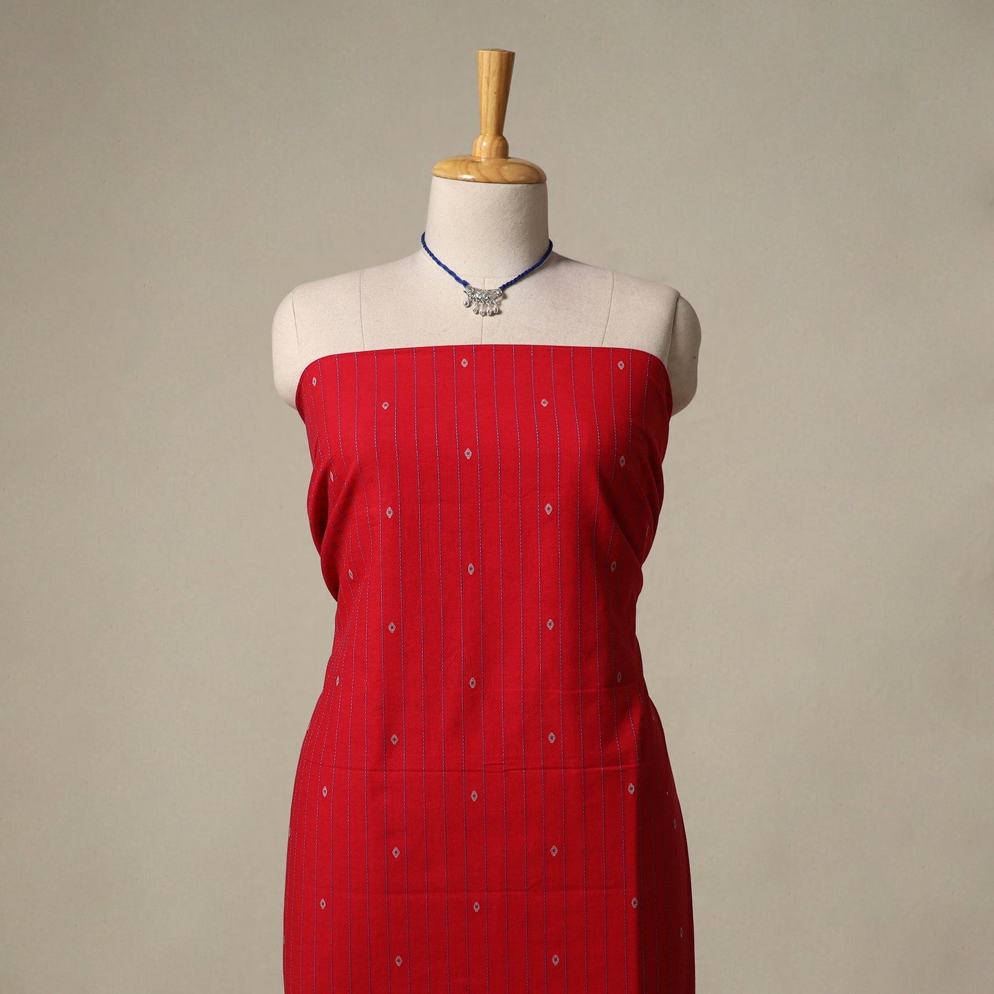 Jacquard cotton 2pc unstitched dress material