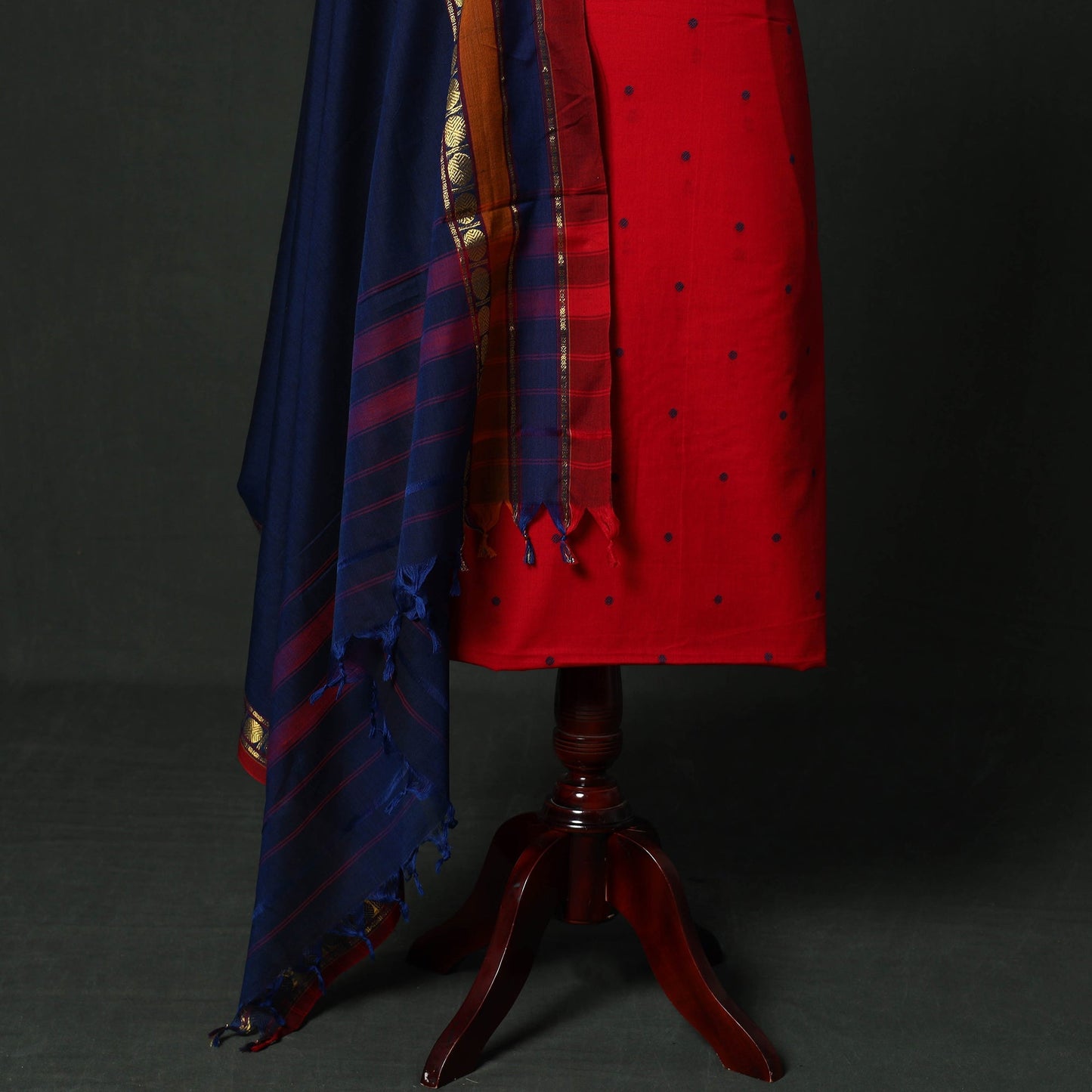 Jacquard cotton 2pc unstitched dress material
