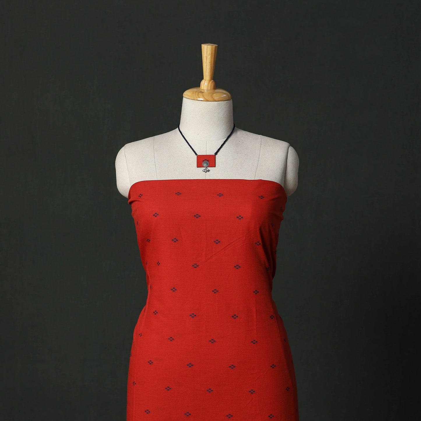 Jacquard cotton 2pc unstitched dress material