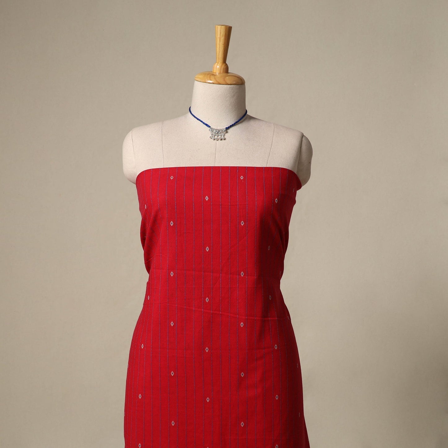 Jacquard cotton 2pc unstitched dress material